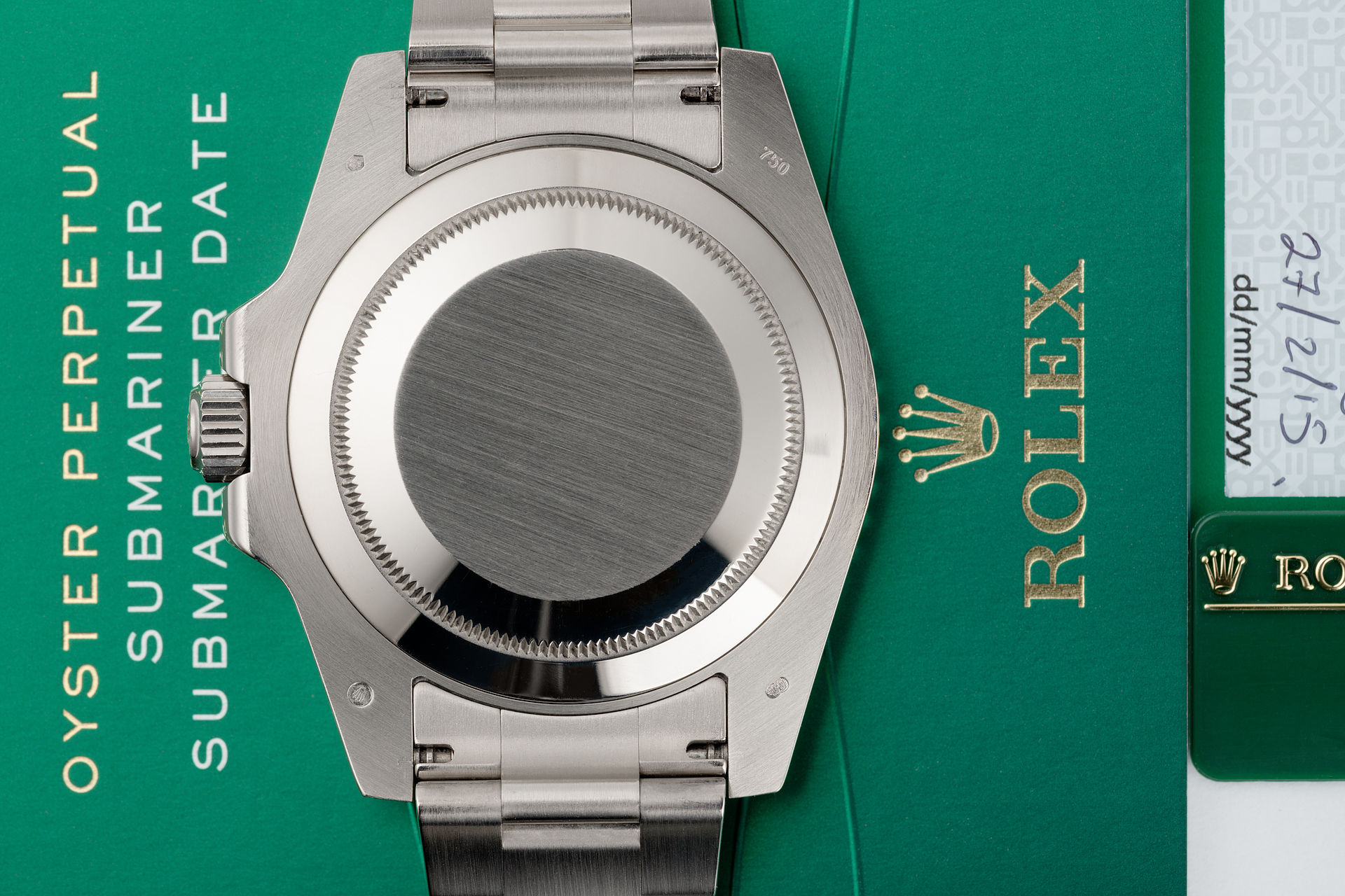 ref 116619LB | Box & Certificate | Rolex Submariner Date