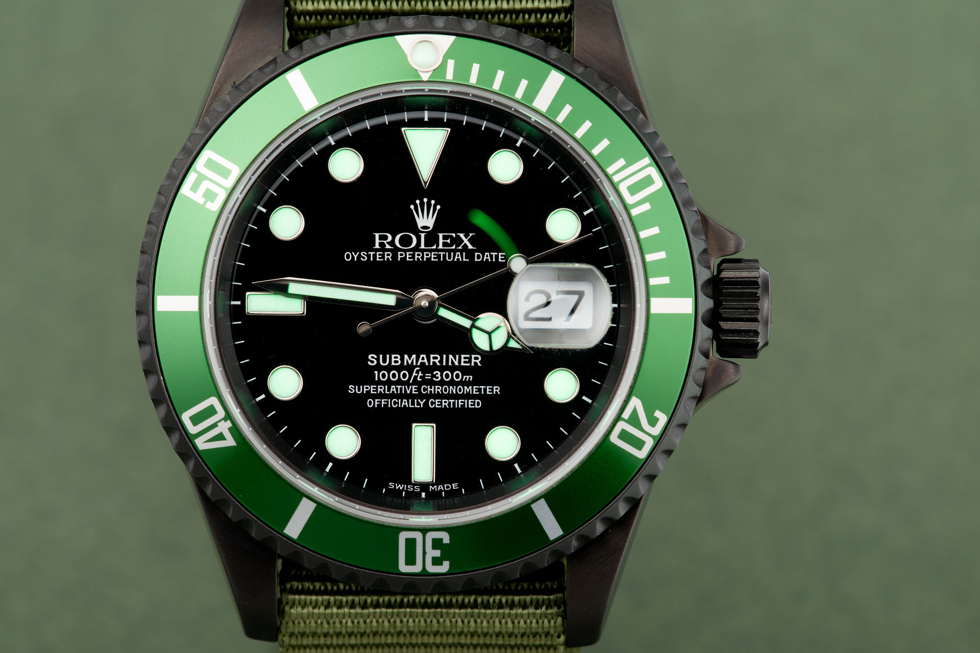 ref 16610LV | Special Blackened Edition | Rolex Submariner Date