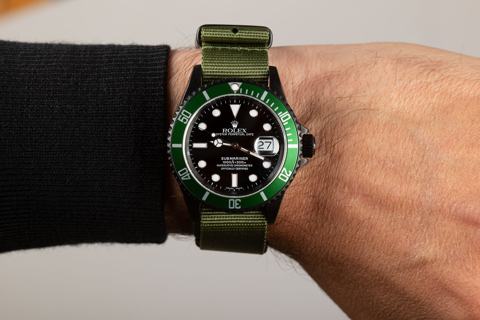 ref 16610LV | Special Blackened Edition | Rolex Submariner Date