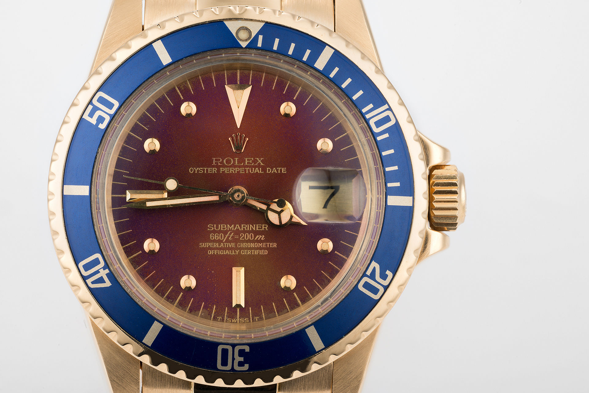 ref 1680 | Tropical 'Purple Haze'  | Rolex Submariner Date