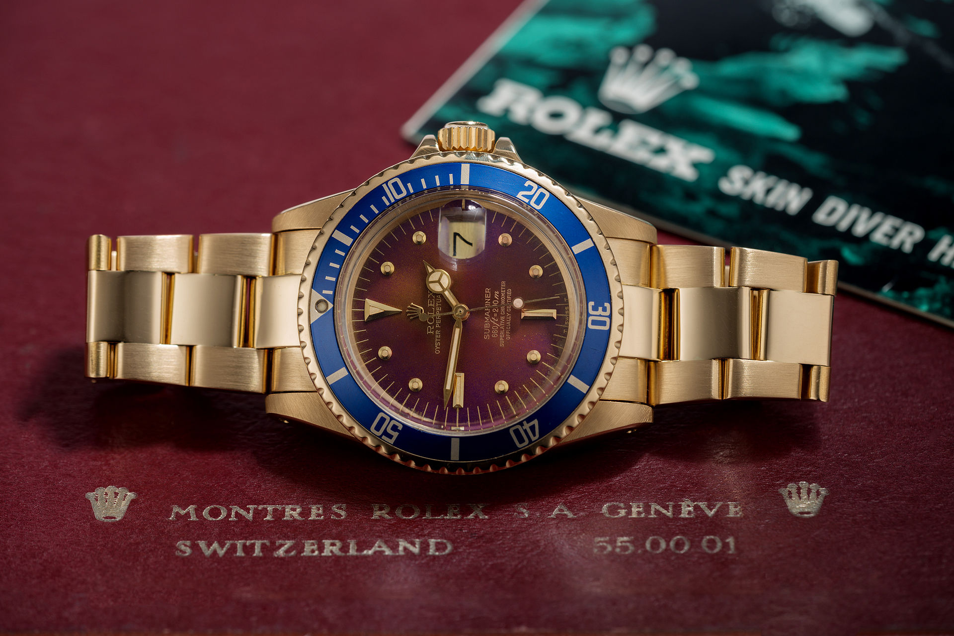 ref 1680 | Tropical 'Purple Haze'  | Rolex Submariner Date