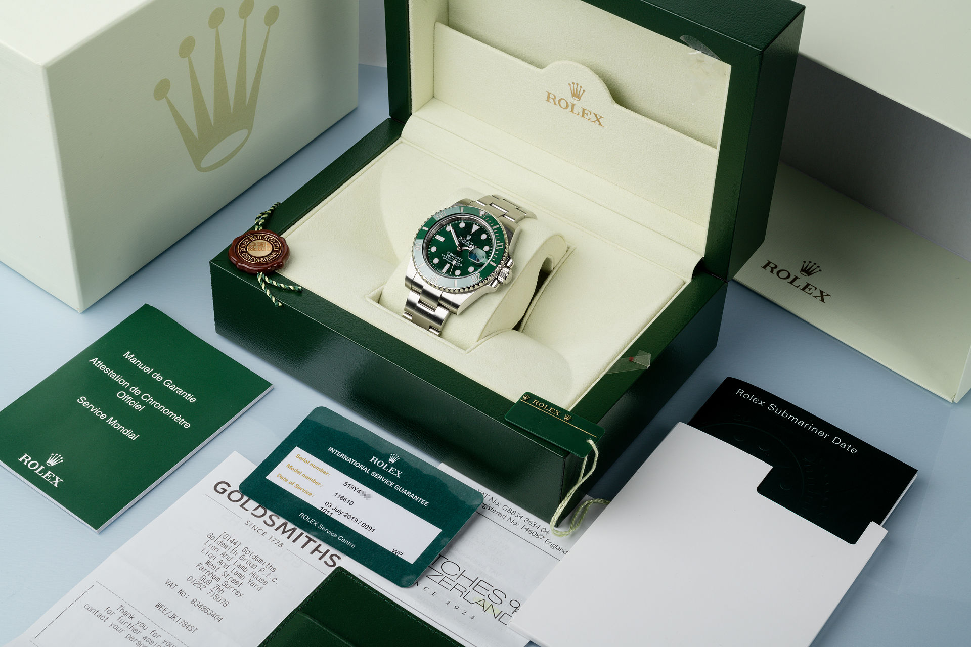 ref 116610LV | 'Under Rolex Warranty' | Rolex Submariner Date