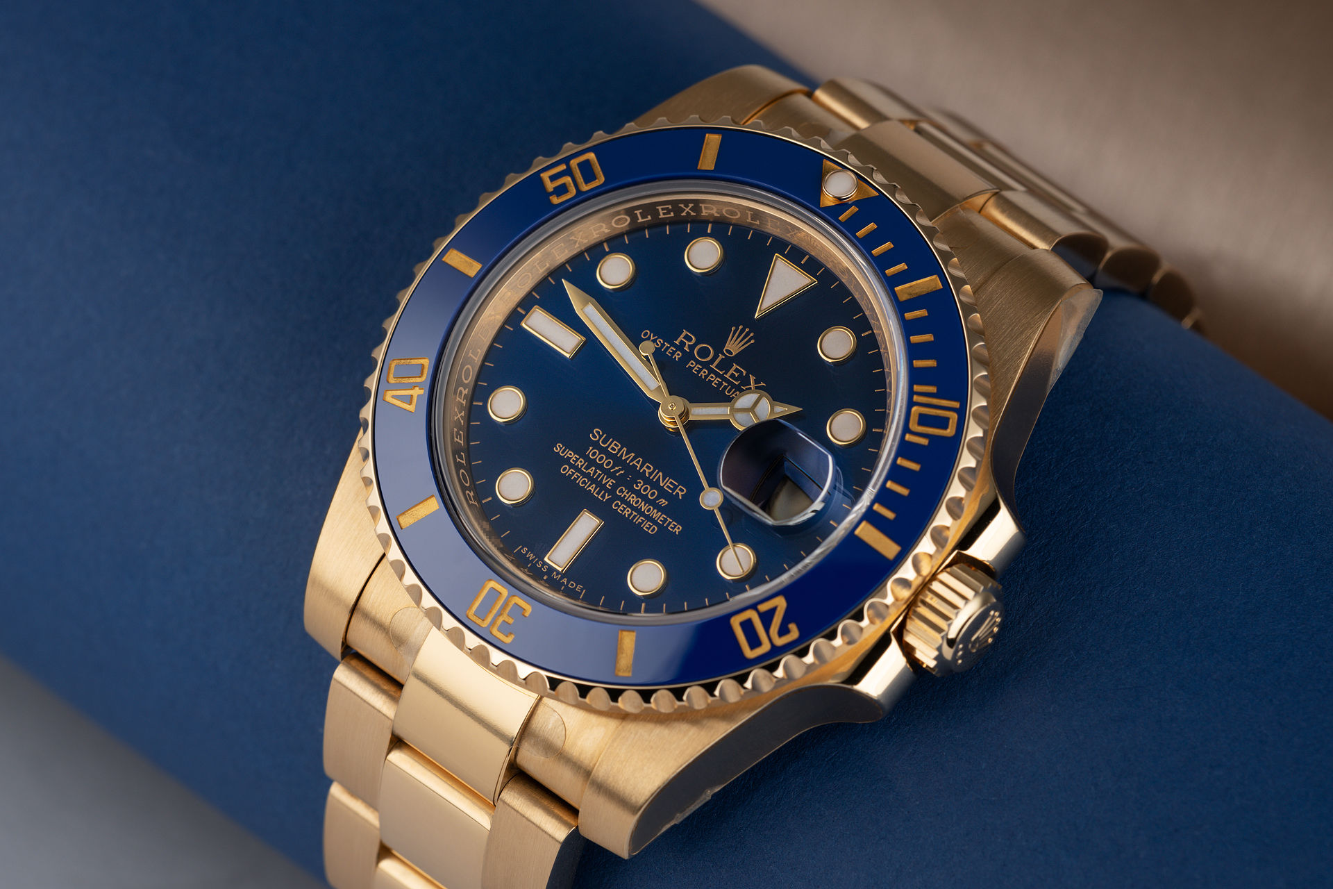 ref 116618LB | Unworn 'Rolex 5 Year Warranty' | Rolex Submariner Date