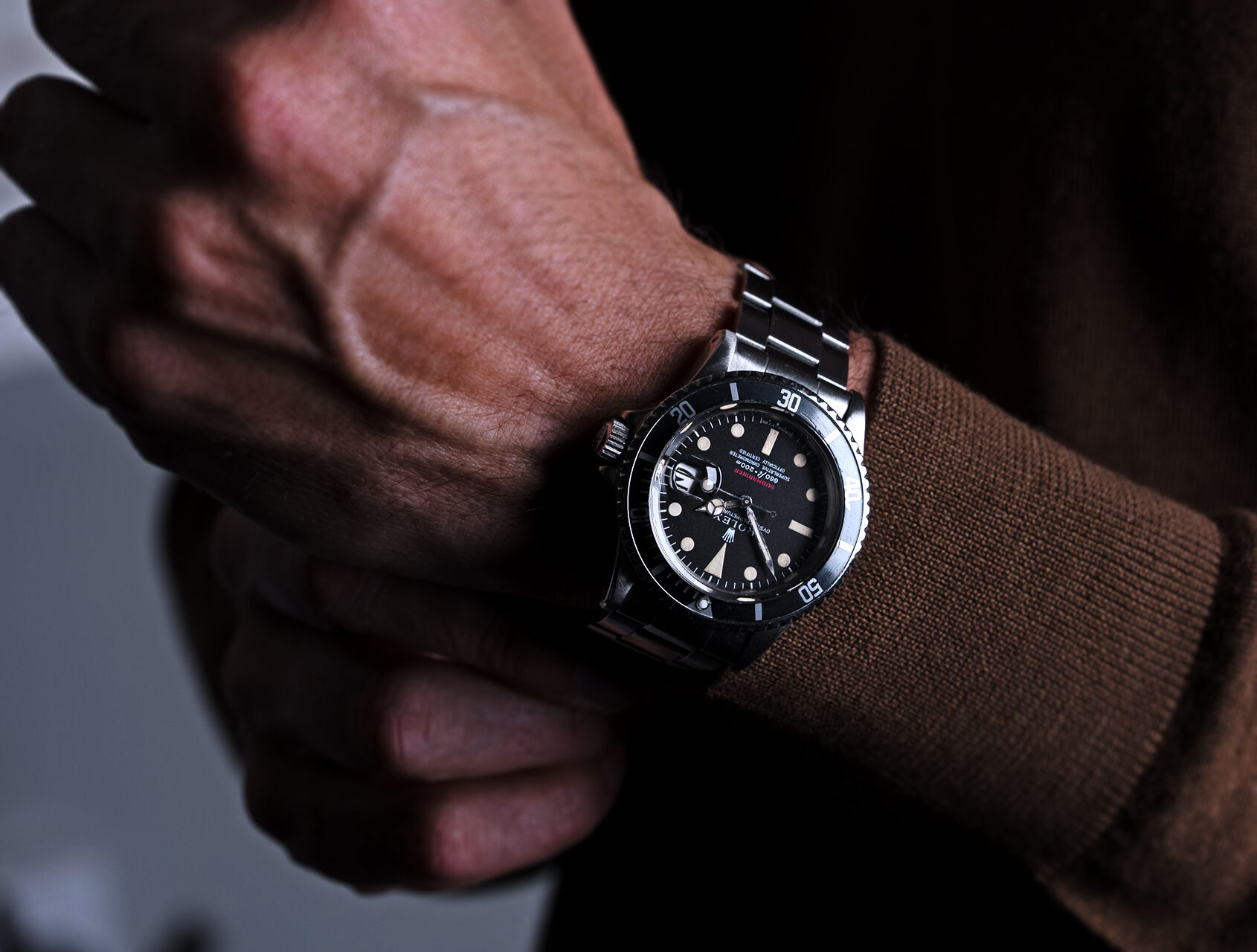 ref 1680 | Vintage Red Writing | Rolex Submariner Date