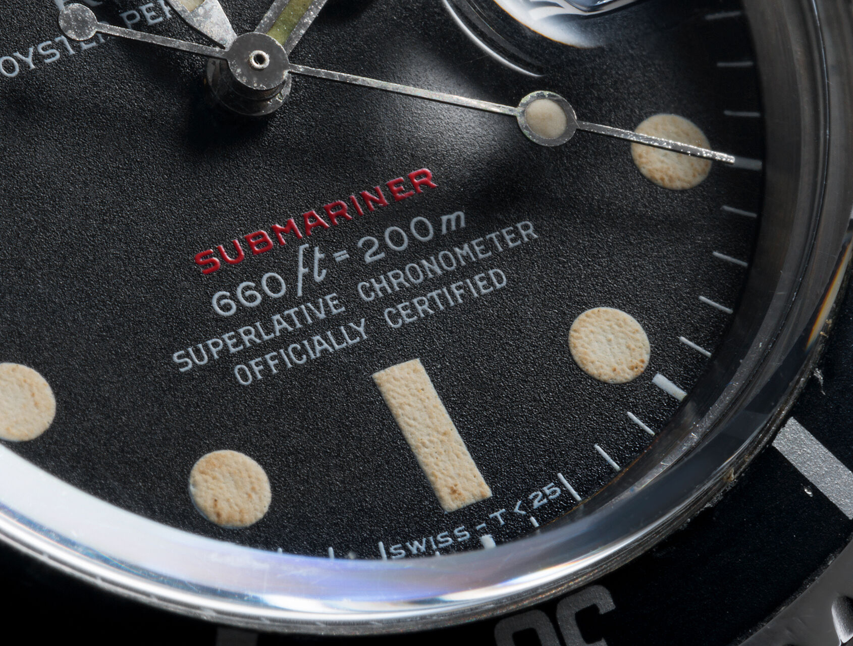 ref 1680 | Vintage Red Writing | Rolex Submariner Date