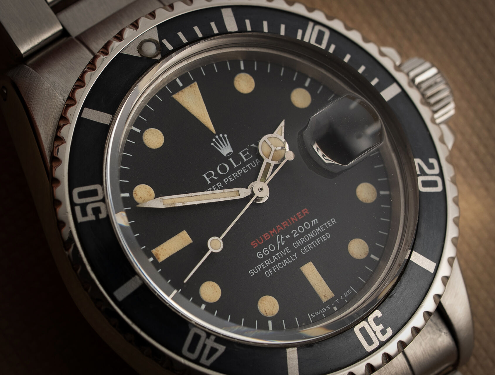 ref 1680 | Vintage Red Writing | Rolex Submariner Date