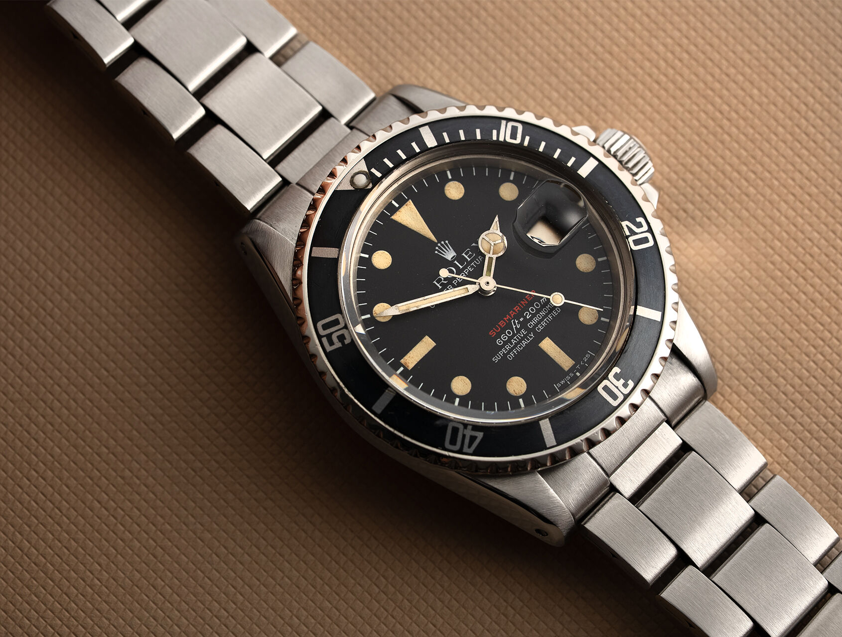 ref 1680 | Vintage Red Writing | Rolex Submariner Date