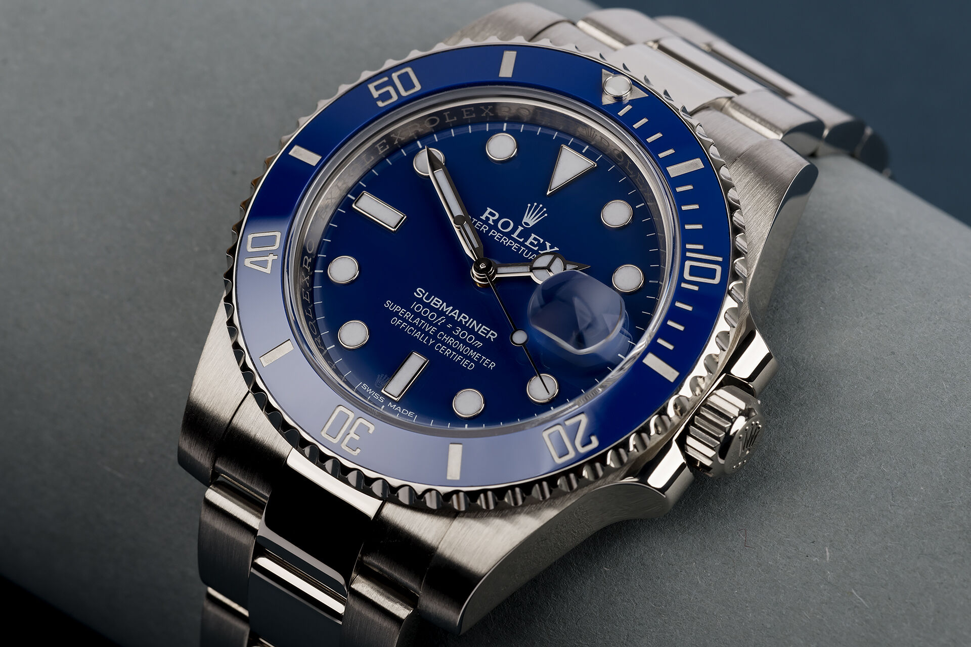 ref 116619LB | White Gold Blue Dial  | Rolex Submariner Date