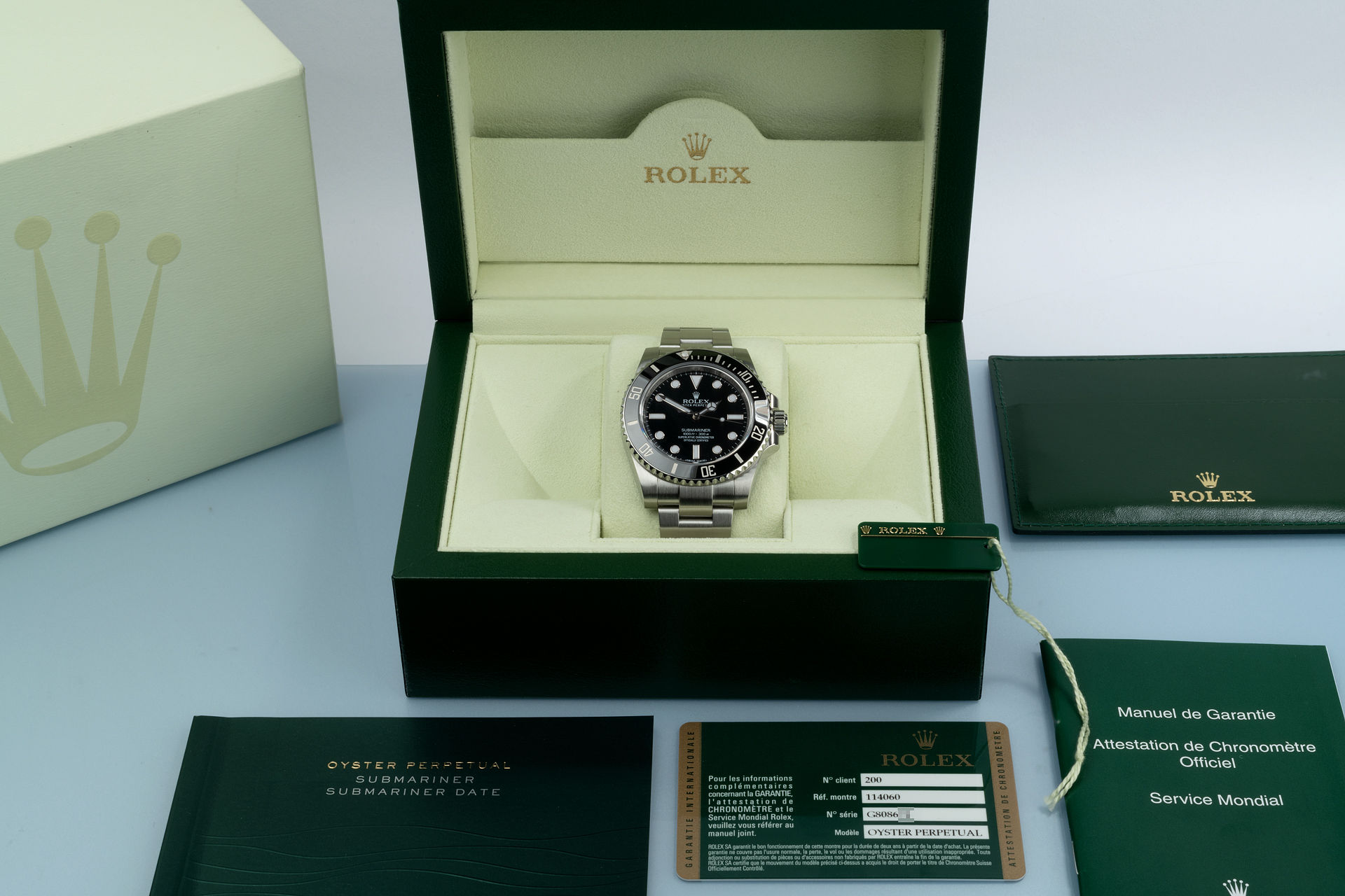 Latest Model "Box & Papers" | ref 114060 | Rolex Submariner 