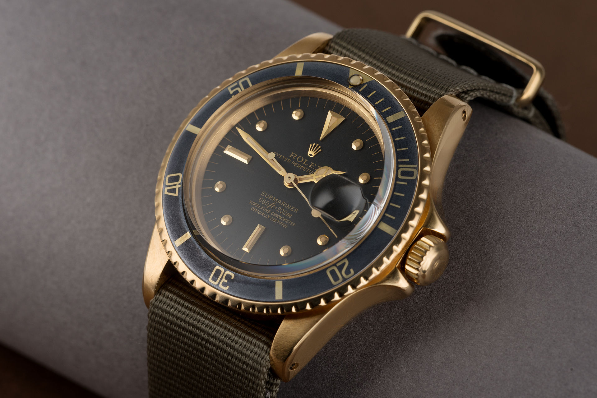 ref 1680 | Rare Yellow Gold 'Ghost' | Rolex Submariner Date