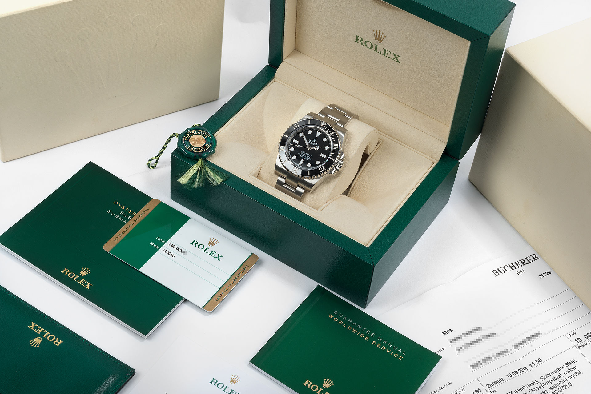 ref 114060 | Rolex Warranty until 2020 | Rolex Submariner 