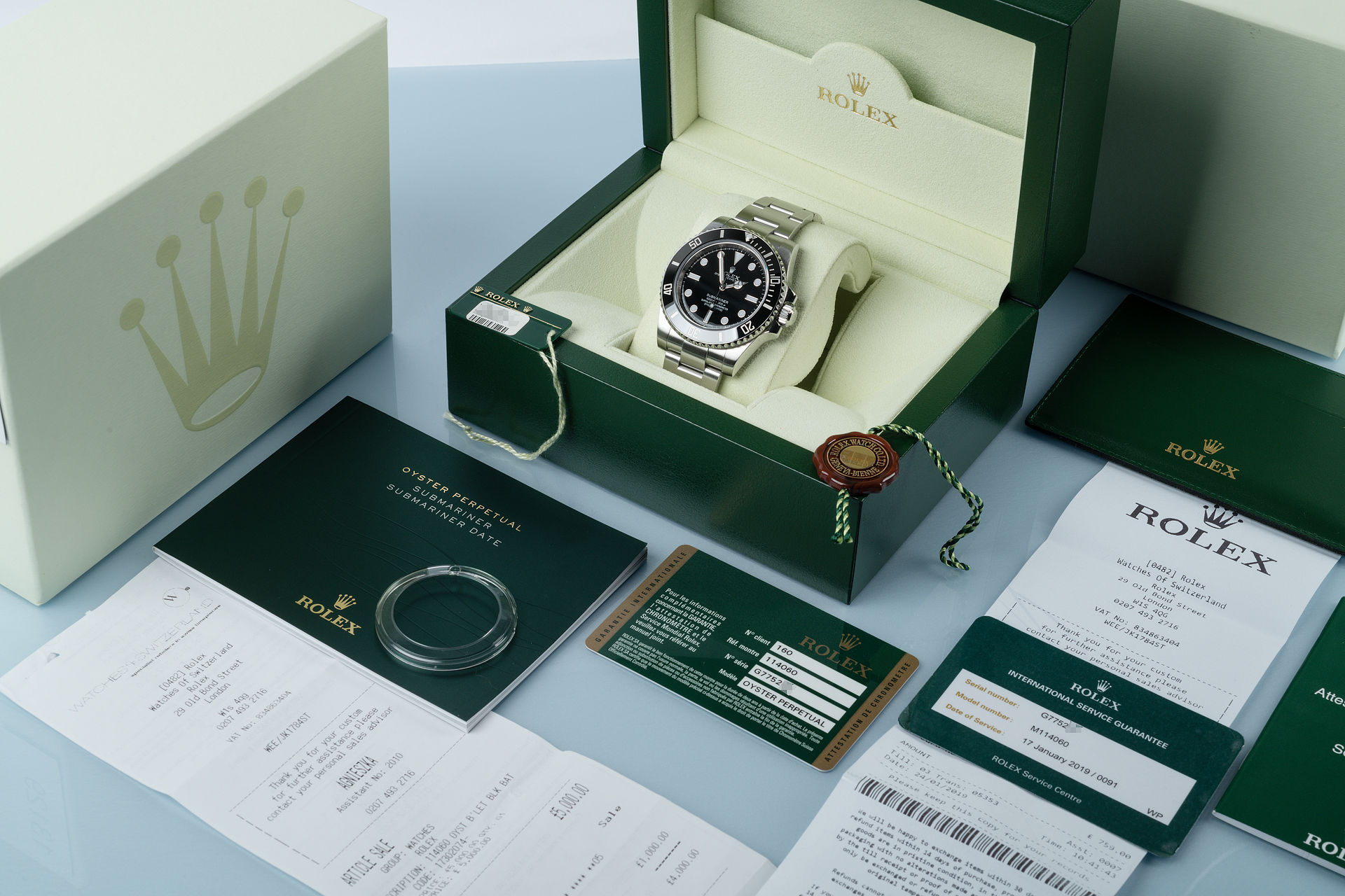 ref 114060 | Under Rolex Service Warranty  | Rolex Submariner 