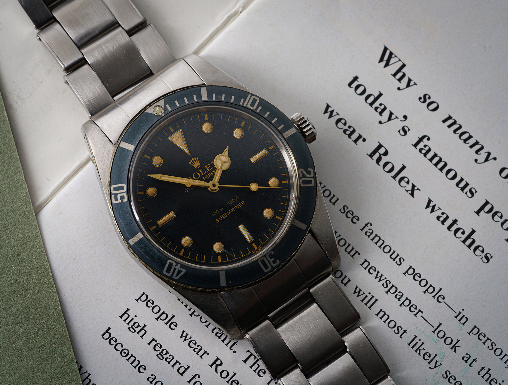ref 5508 | Vintage Pre-Crown Guard | Rolex Submariner 