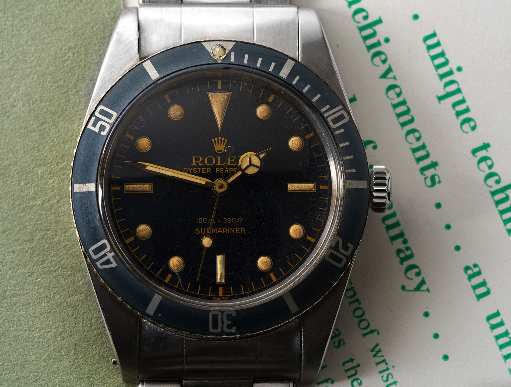 ref 5508 | Vintage Pre-Crown Guard | Rolex Submariner 