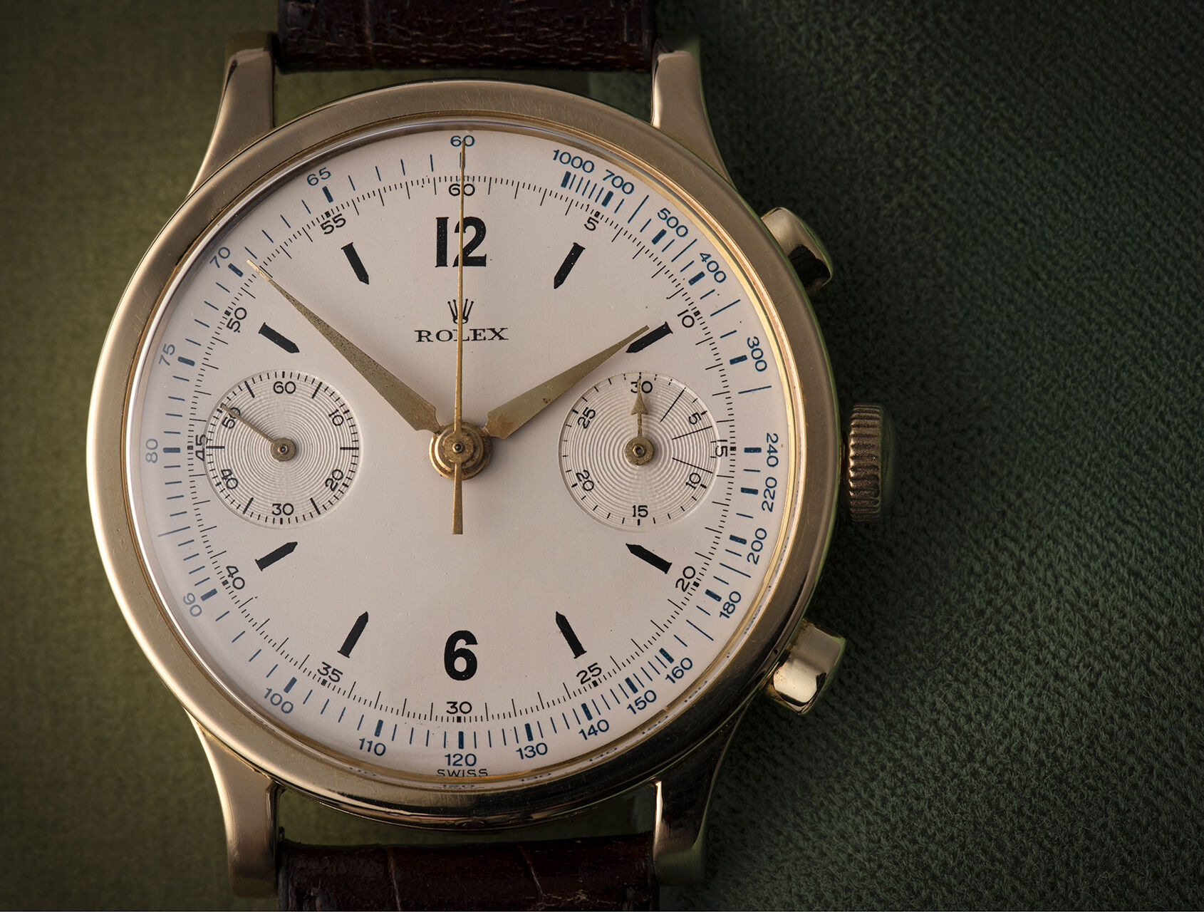 ref 2508 | Yellow Gold 'Valjoux 22' | Rolex Vintage Chronograph
