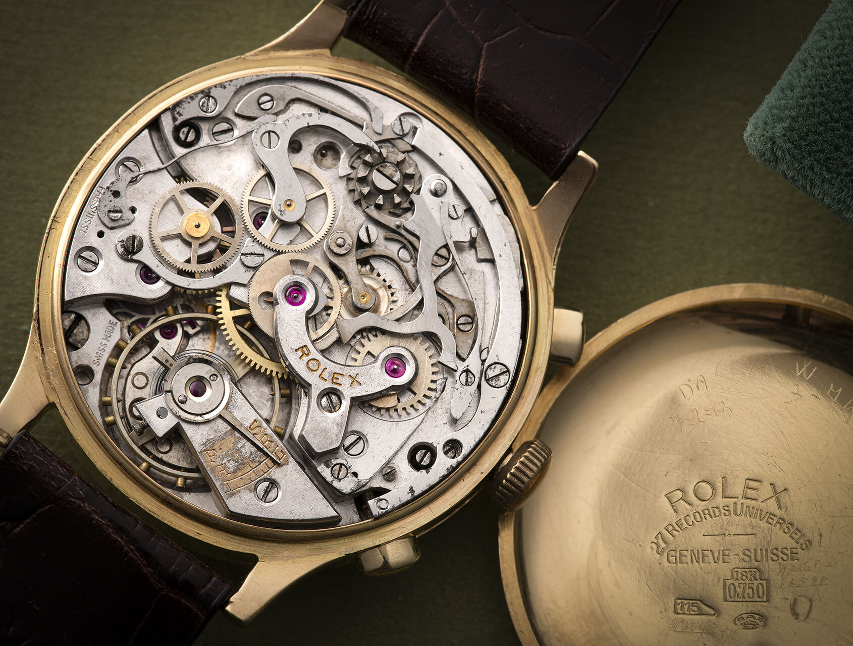 ref 2508 | Yellow Gold 'Valjoux 22' | Rolex Vintage Chronograph