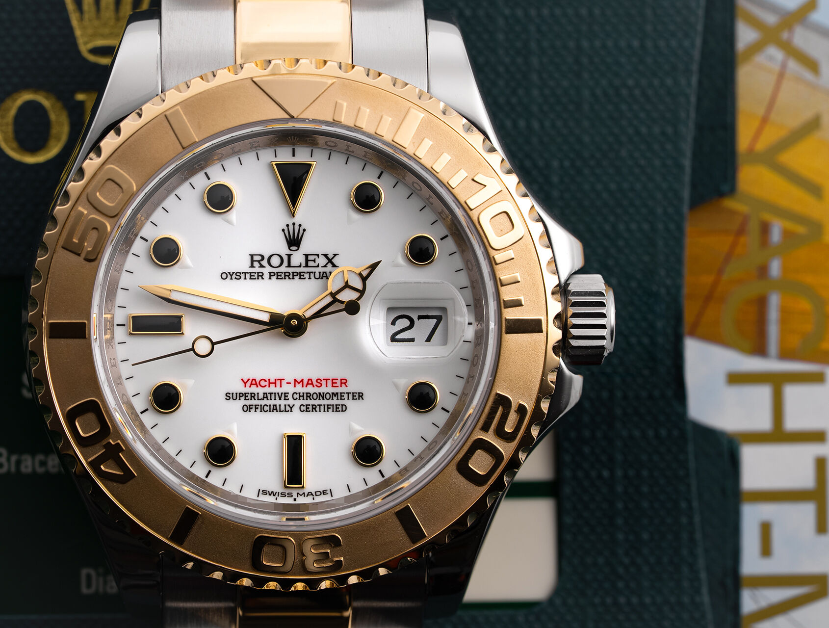 ref 16623 | 16623 - Box & Certificate | Rolex Yacht-Master