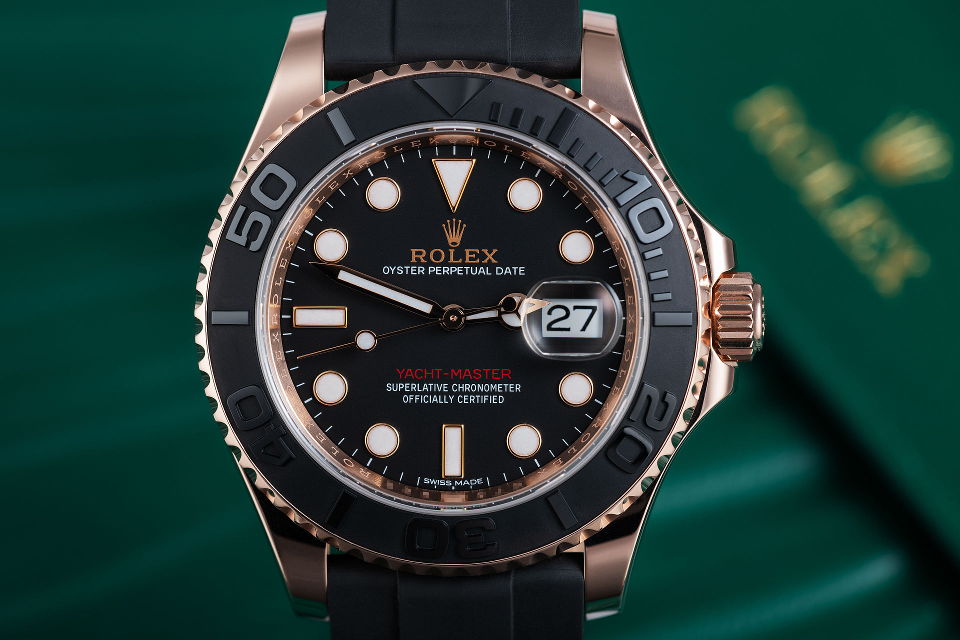 ref 116655 | 18ct Everose Gold 'Full Set' | Rolex Yacht-Master