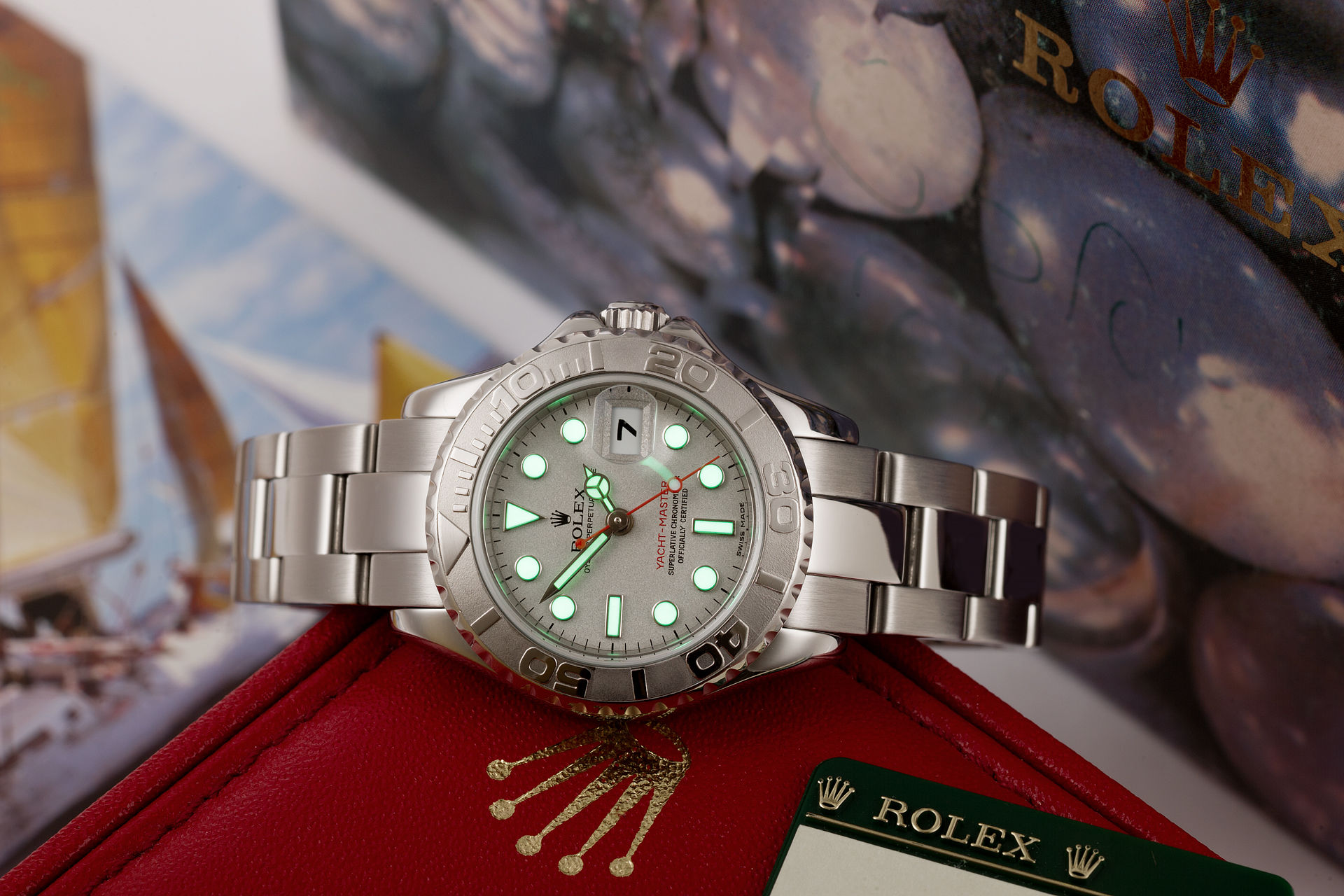 ref 169622 | 29mm Platinum Bezel | Rolex Yacht-Master