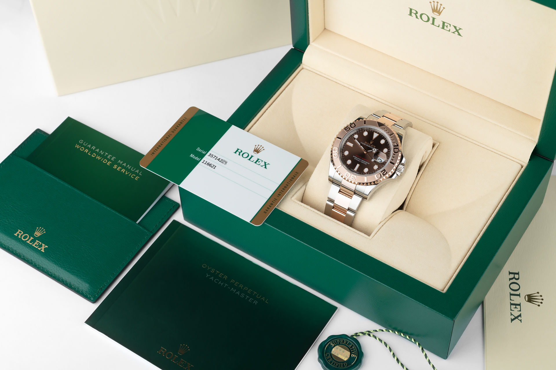 ref 116621 | Everose & Steel '5 Year Warranty' | Rolex Yacht-Master