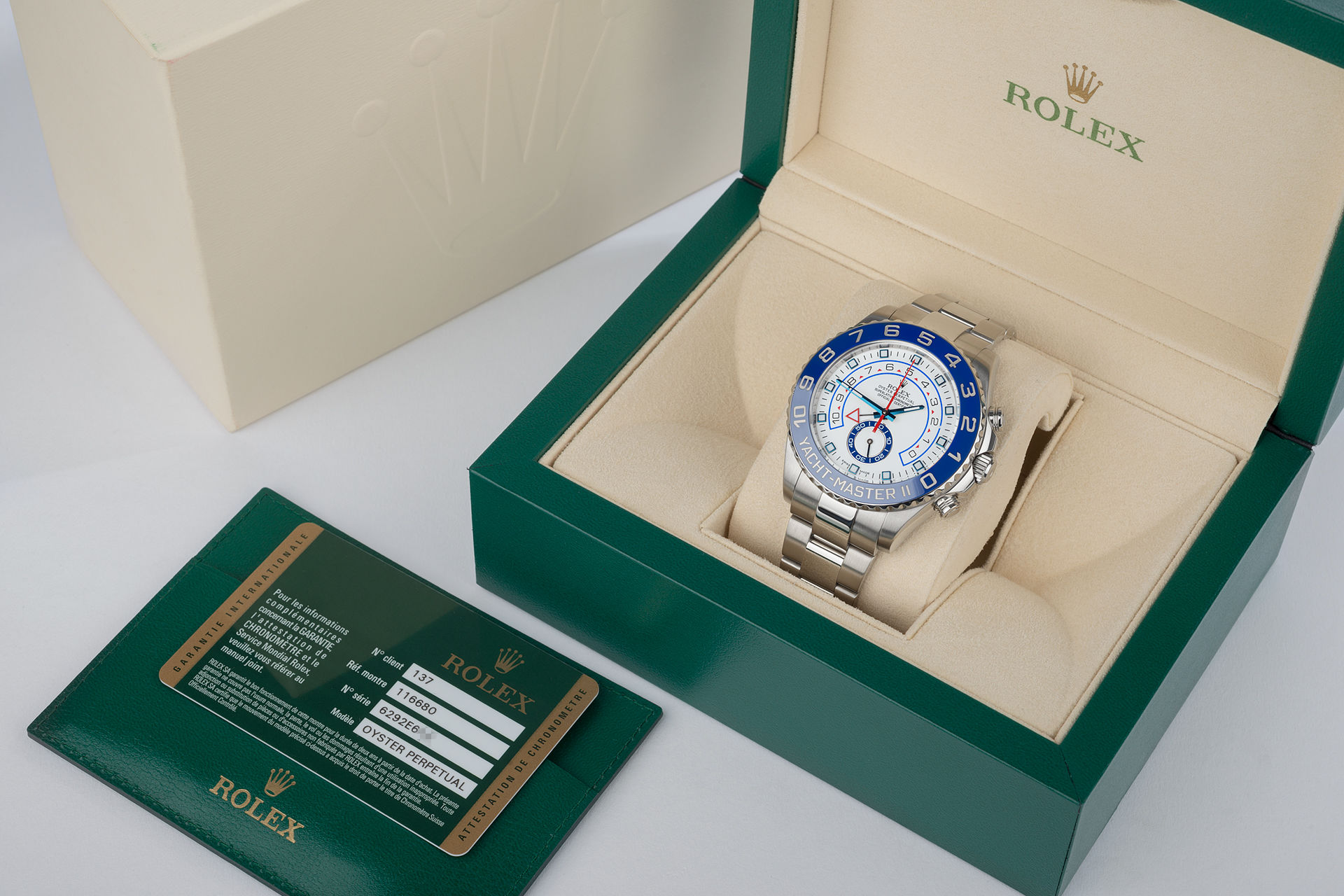 ref 116680 | 44mm 'Under Rolex warranty' | Rolex Yacht-Master II