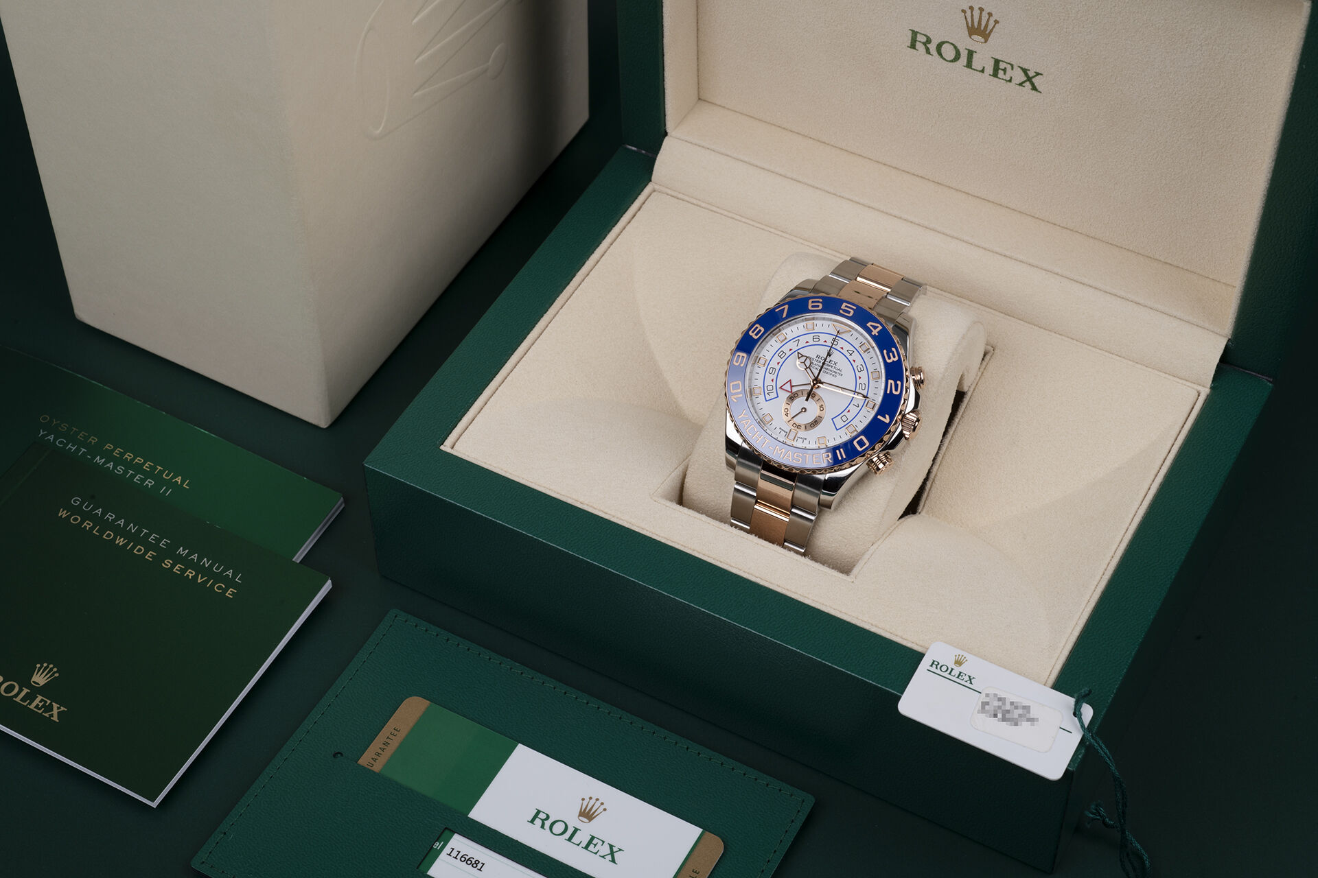 ref 116681 | 'Mercedes Hands' | Rolex Yacht-Master II