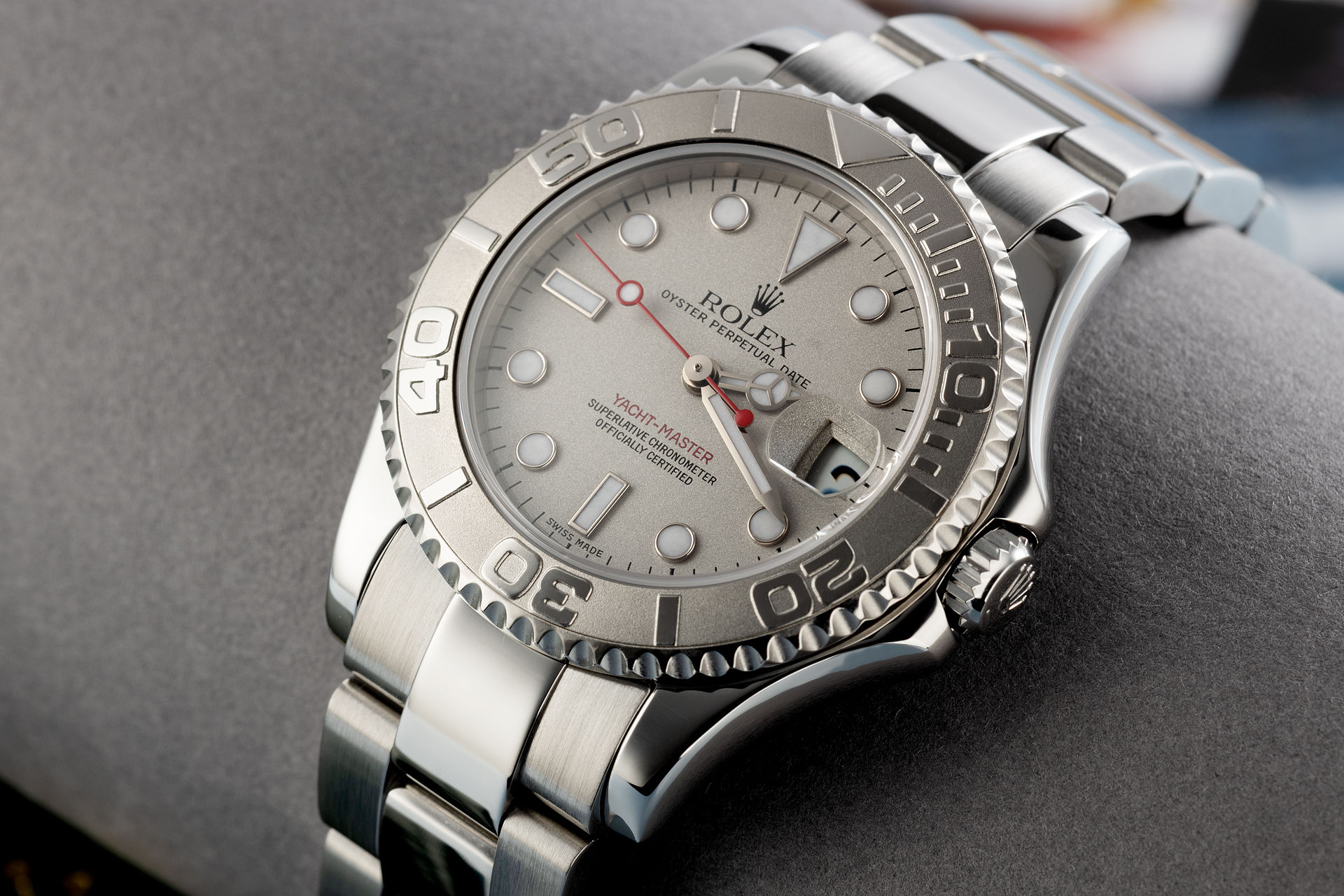 ref 168622 | Platinum Bezel Full Set | Rolex Yacht-Master