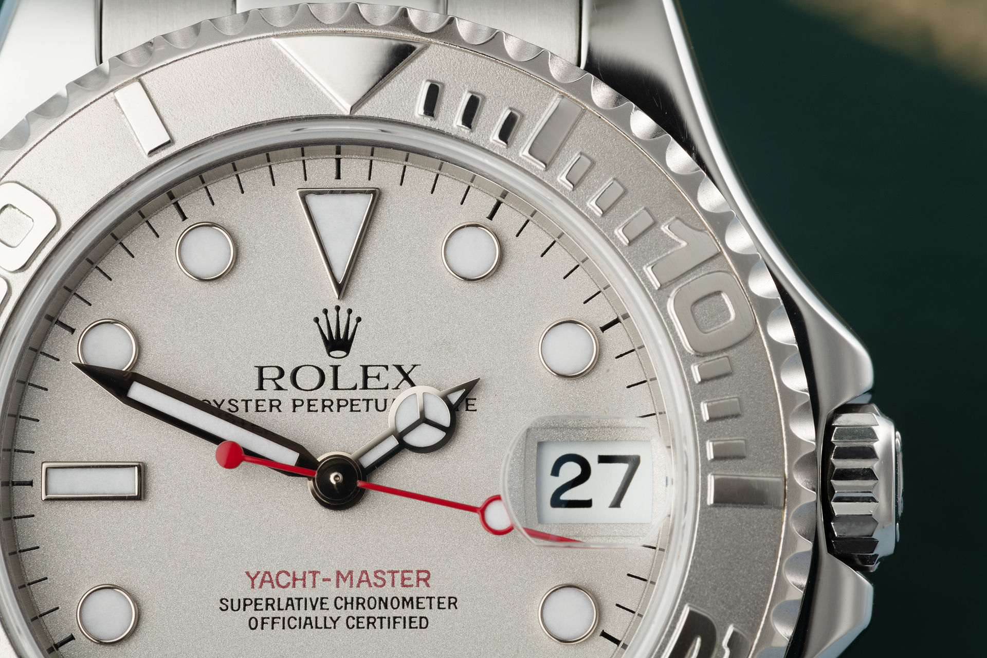 ref 168622 | Platinum Bezel Full Set | Rolex Yacht-Master