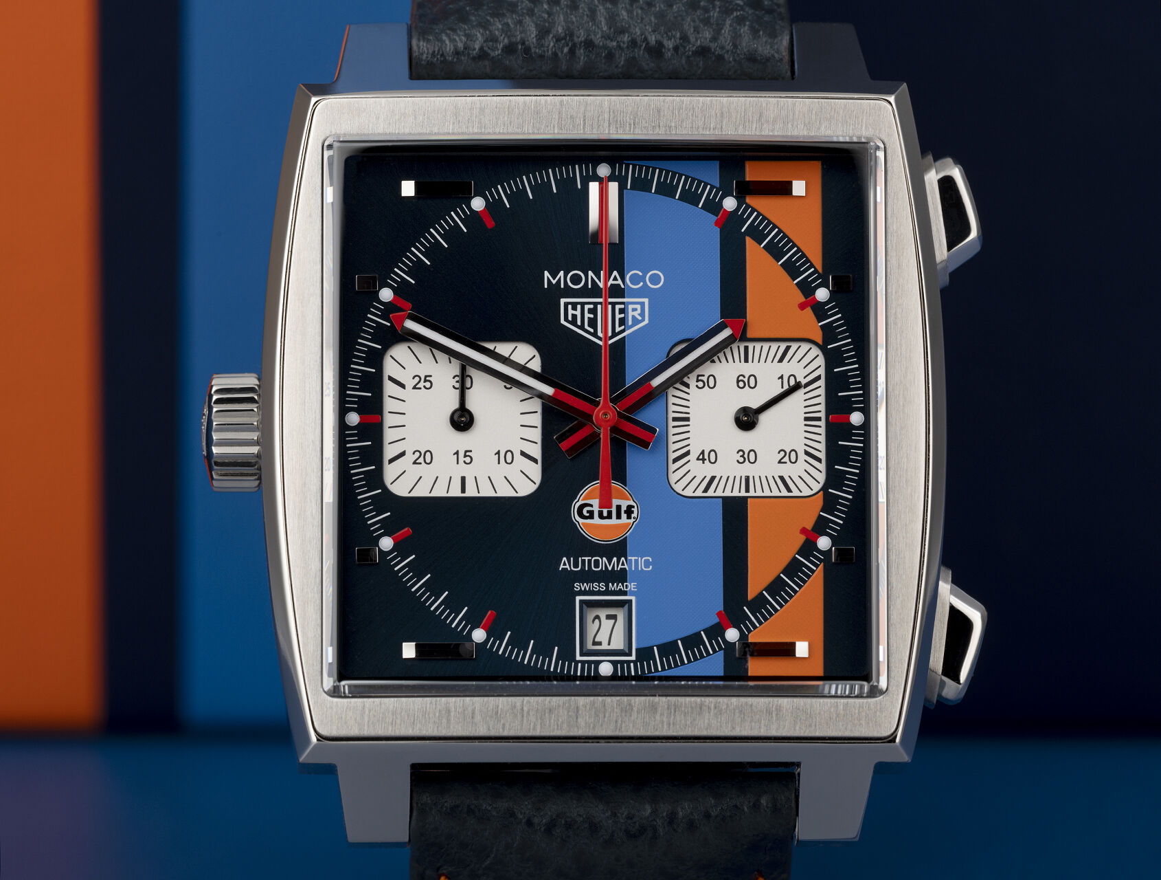 ref CAW211R.FC6401 | Gulf Racing Special Edition  | Tag Heuer Monaco