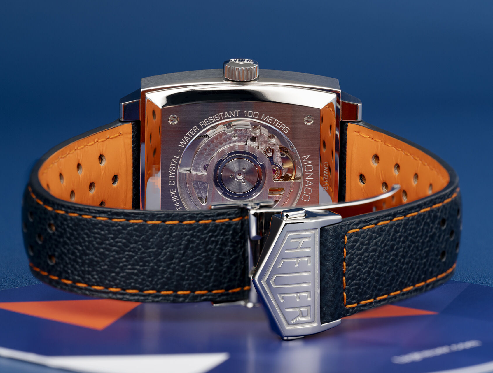 ref CAW211R.FC6401 | Gulf Racing Special Edition  | Tag Heuer Monaco