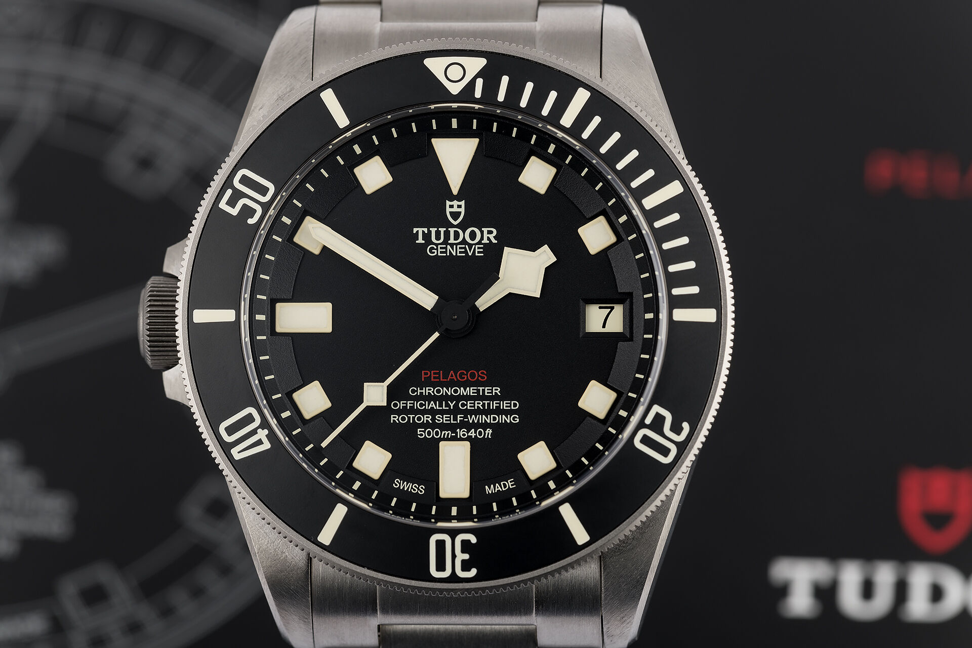 ref 25619TNL | Matt titanium - Left Hand  | Tudor Pelagos