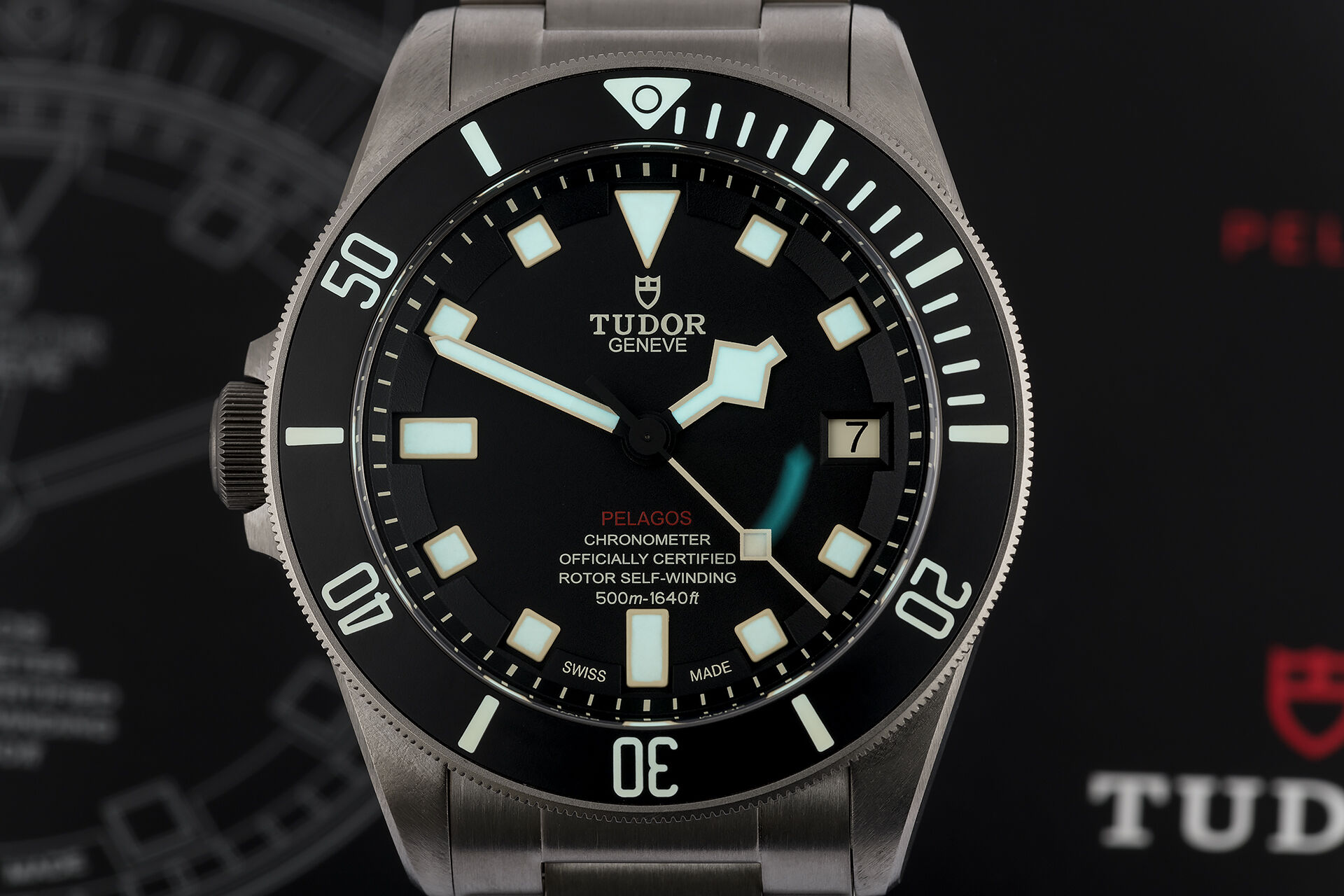 ref 25619TNL | Matt titanium - Left Hand  | Tudor Pelagos