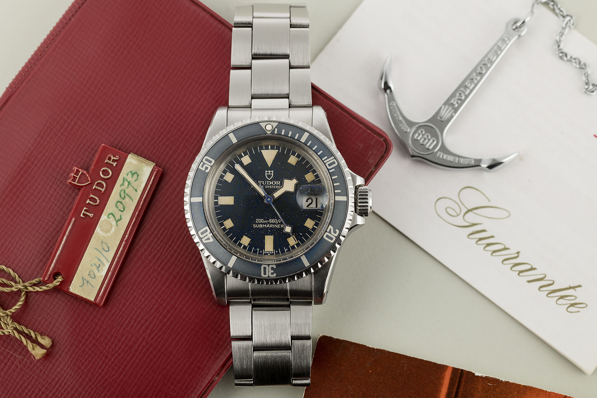 ref 7021/0 | Unpolished - 'Full Set' | Tudor Submariner