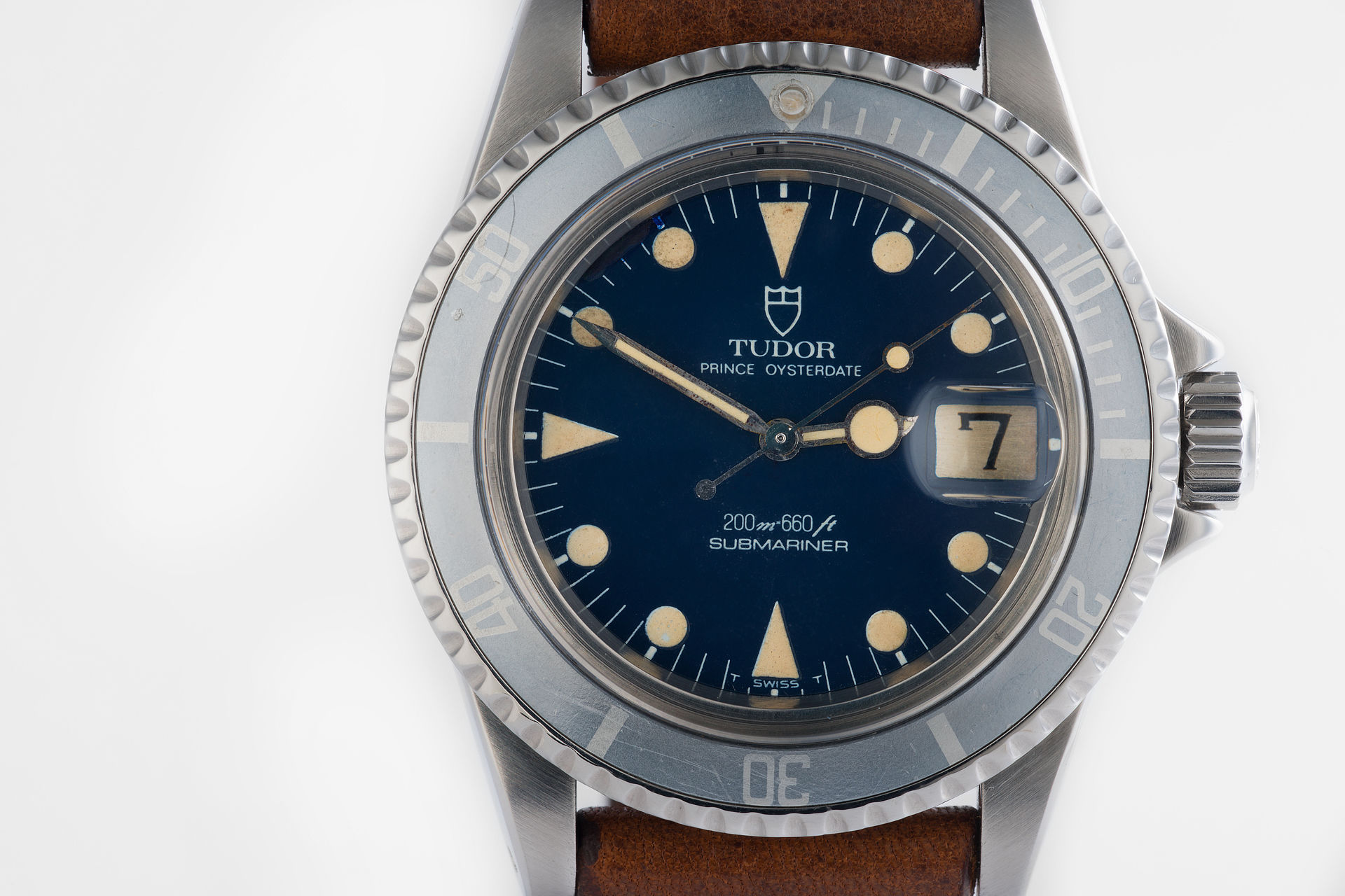 ref 76100 | Rare Transitional 'Lollipop Hour' | Tudor Submariner