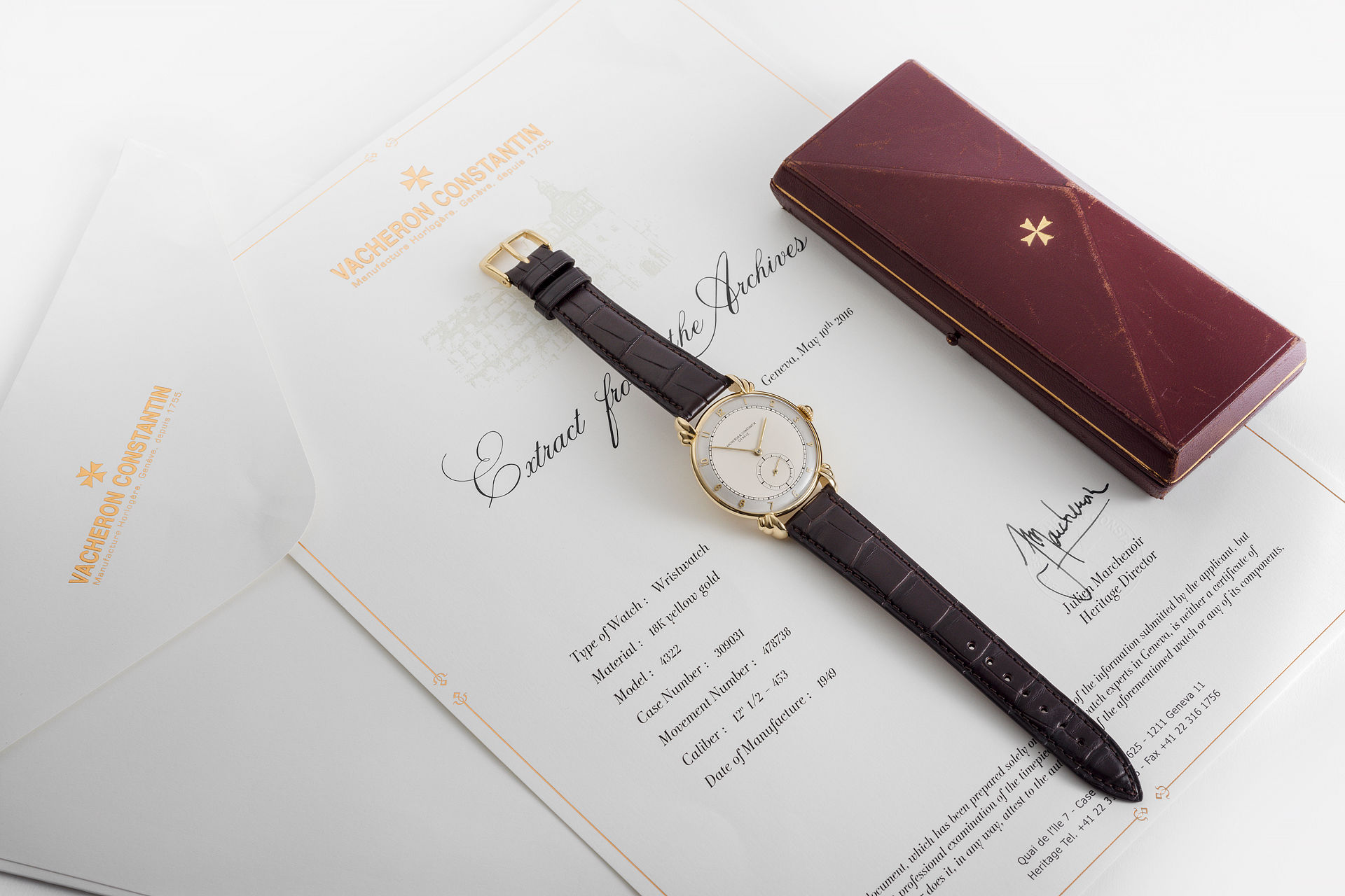 "Marshal Tito" | ref 4322 | Vacheron Constantin Dress Watch