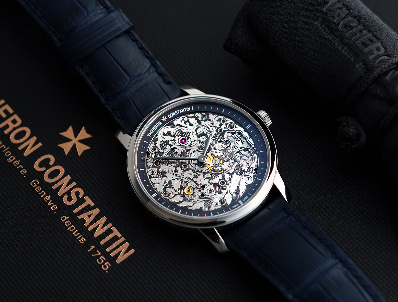 ref 1100A/000P-B026 | Platinum - Engraved | Vacheron Constantin Metiers D'Art Mecaniques Gravees