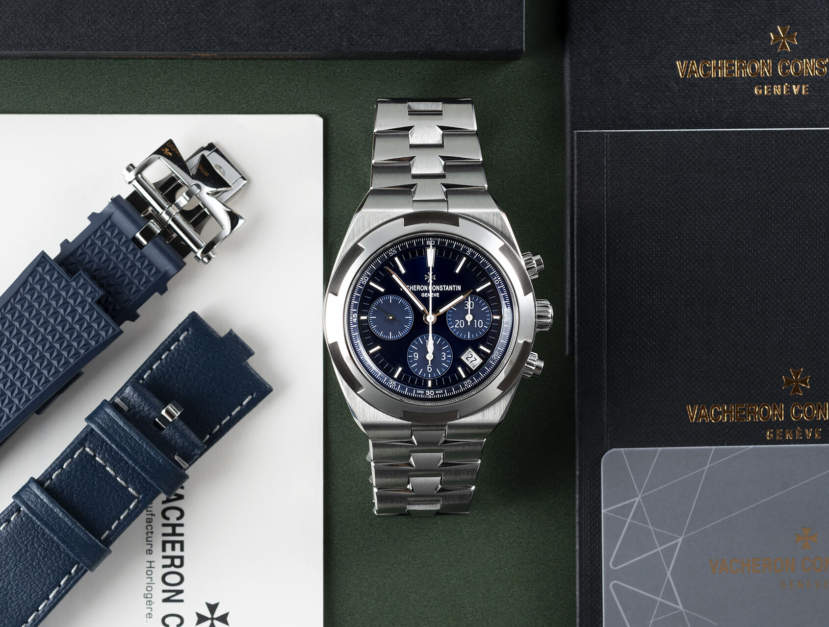 ref 5500V/110A-B148 | 5500V - Under VC Warranty | Vacheron Constantin Overseas Chronograph