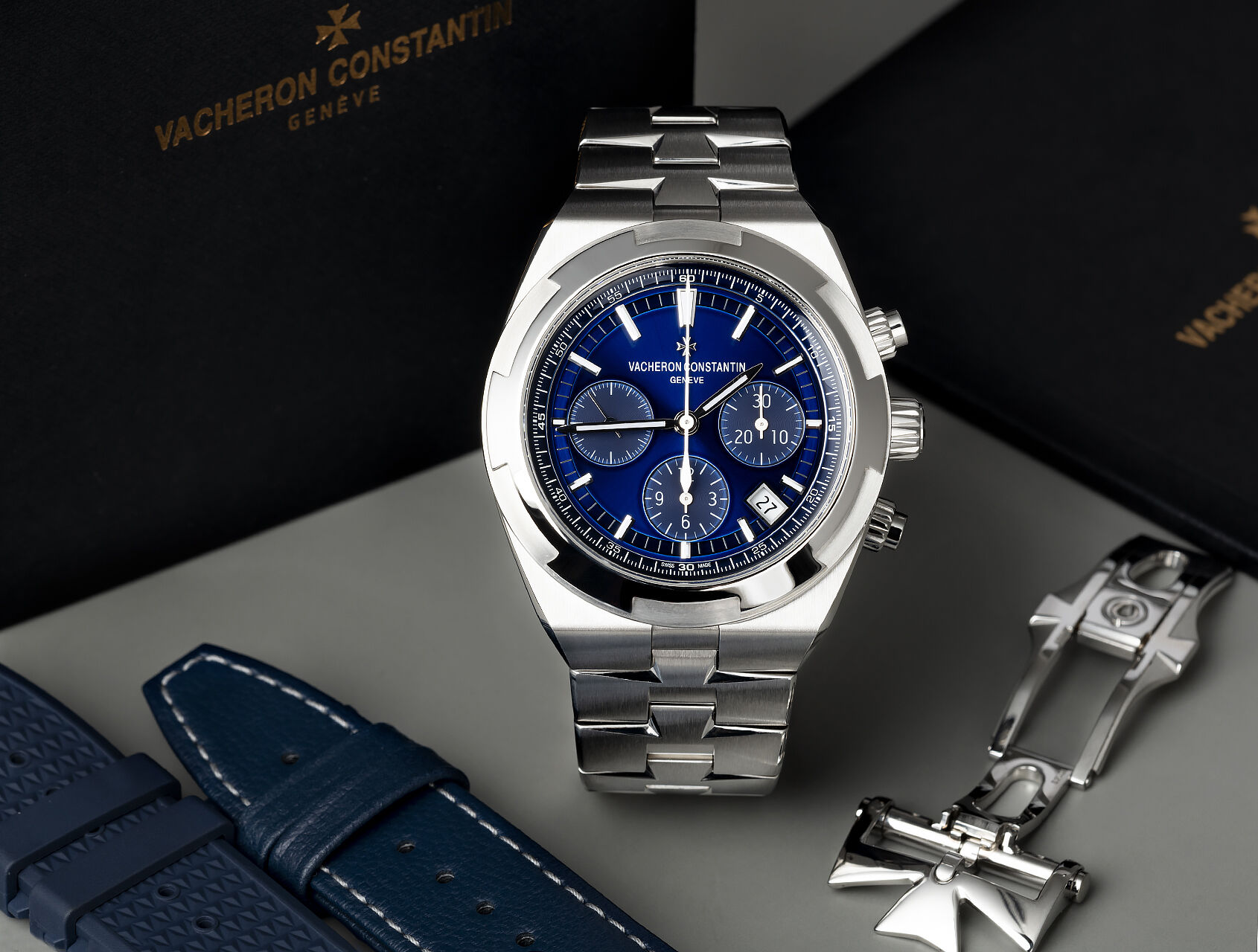 ref 5500V/110A-B148 | 5500V - Under VC Warranty | Vacheron Constantin Overseas Chronograph