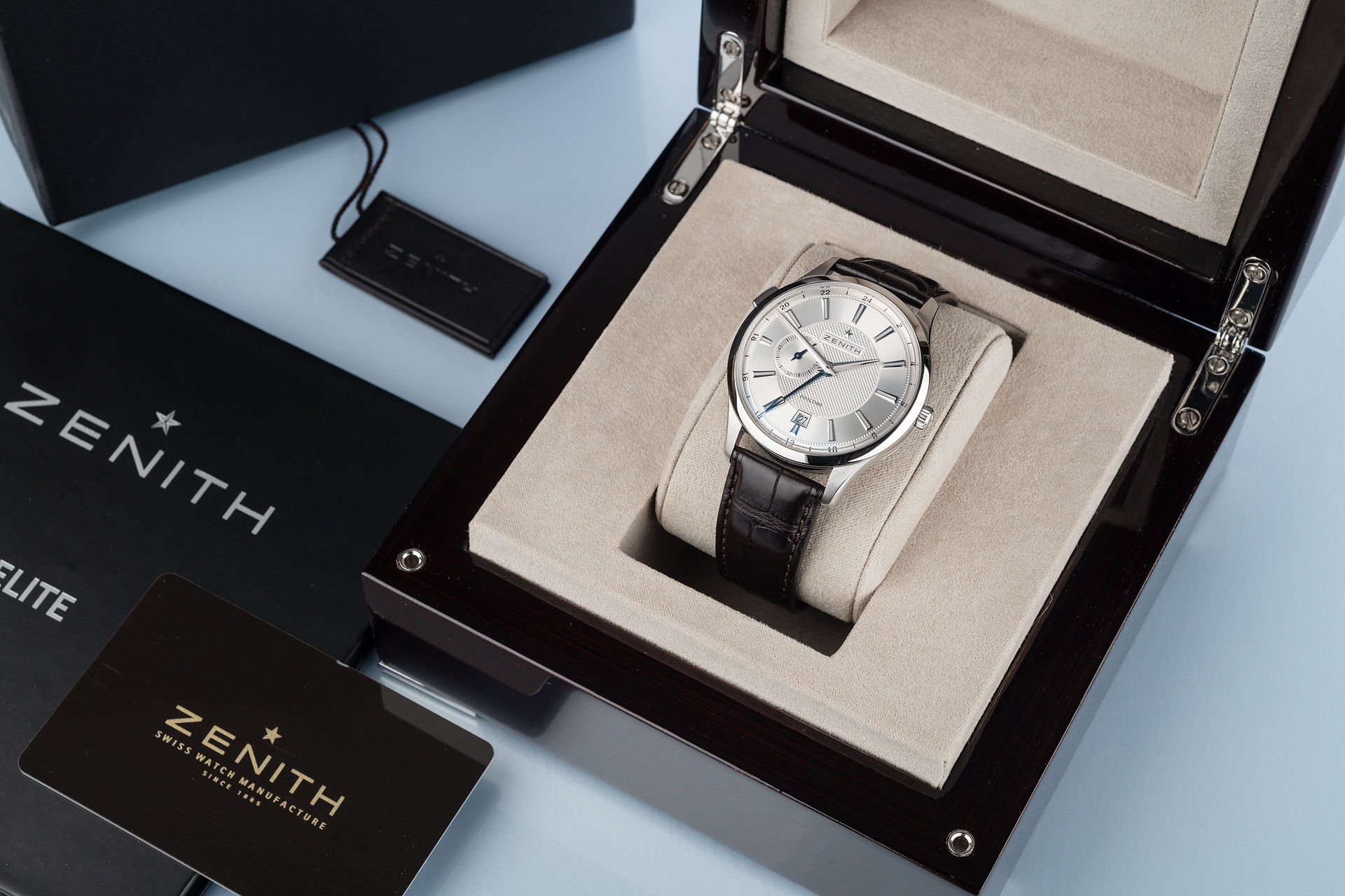 ref 03.2130.682 | 'Box & Papers'  | Zenith Captain Dual Time