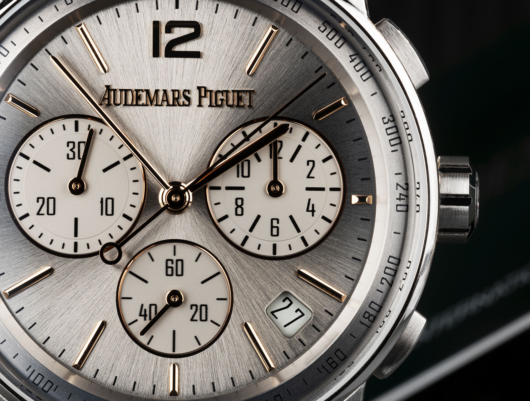 ref 26393CR.OO.A008KB.01 | 26393CR - Flyback Chronograph | Audemars Piguet Code 11.59