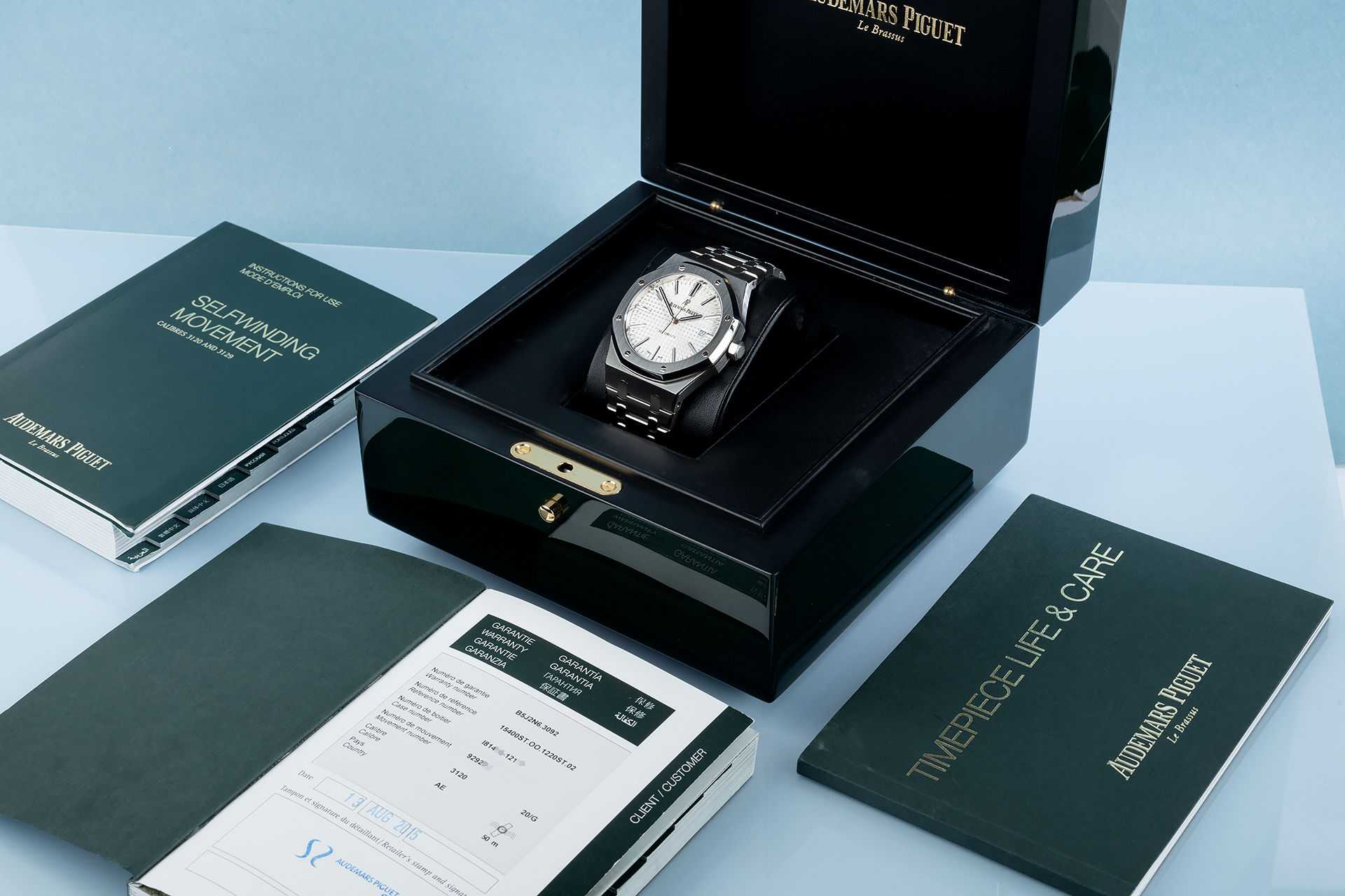 ref 15400ST.OO.1220ST.02 | Box & Certificate &nbsp;| Audemars Piguet Royal Oak