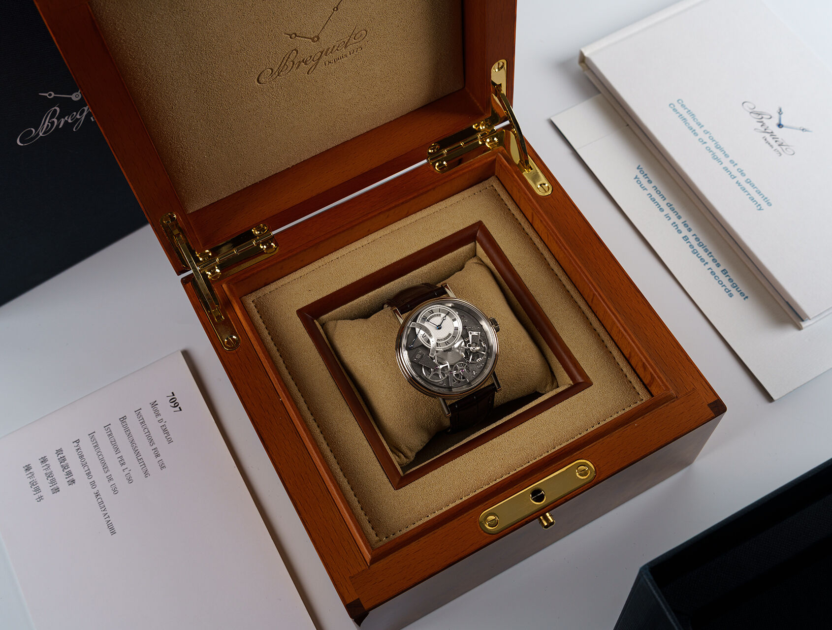 ref 7097BBG19WU | 7097 | Breguet Tradition Seconde Rétrograde