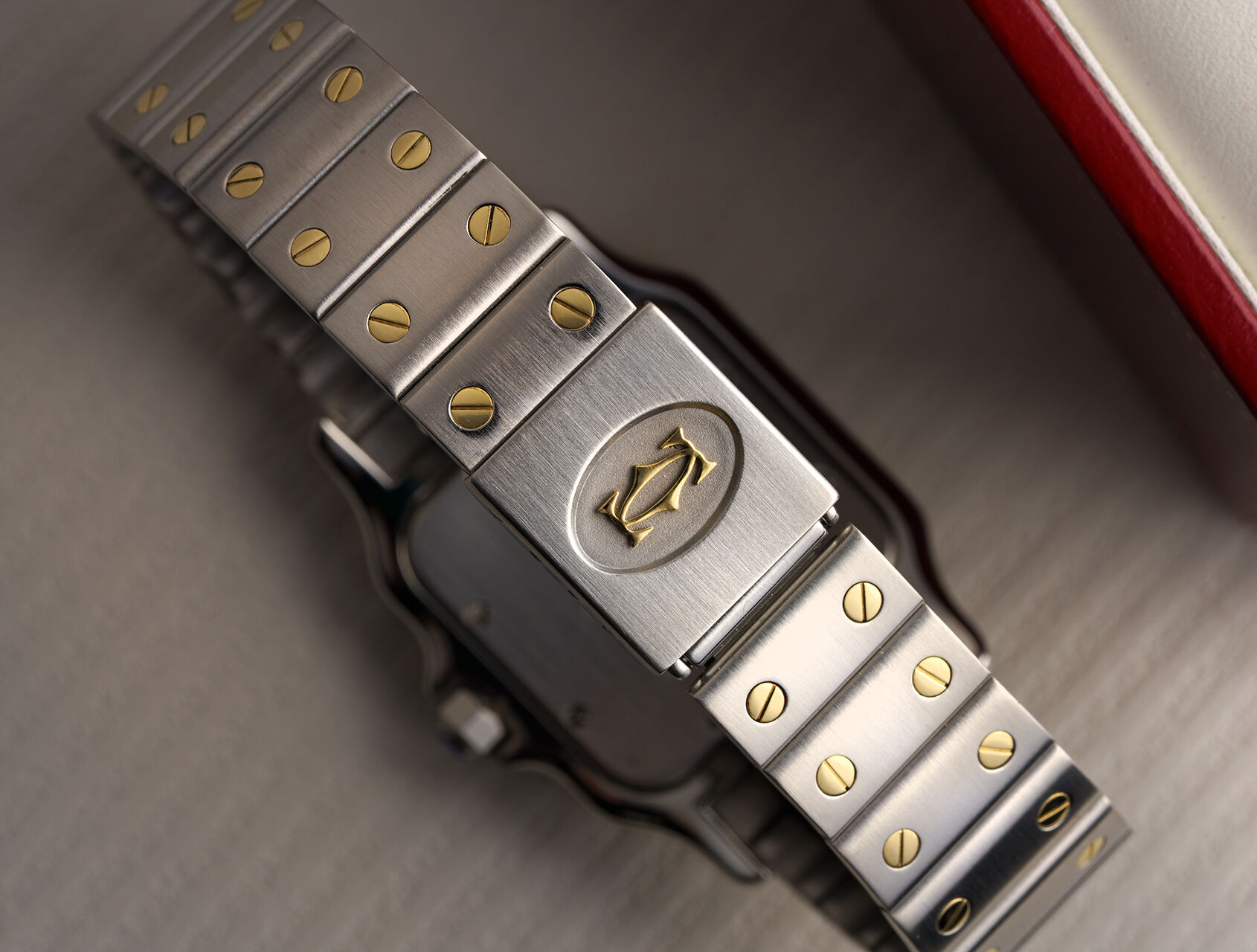 ref 1566 | 1566 - Gold & Steel | Cartier Santos 