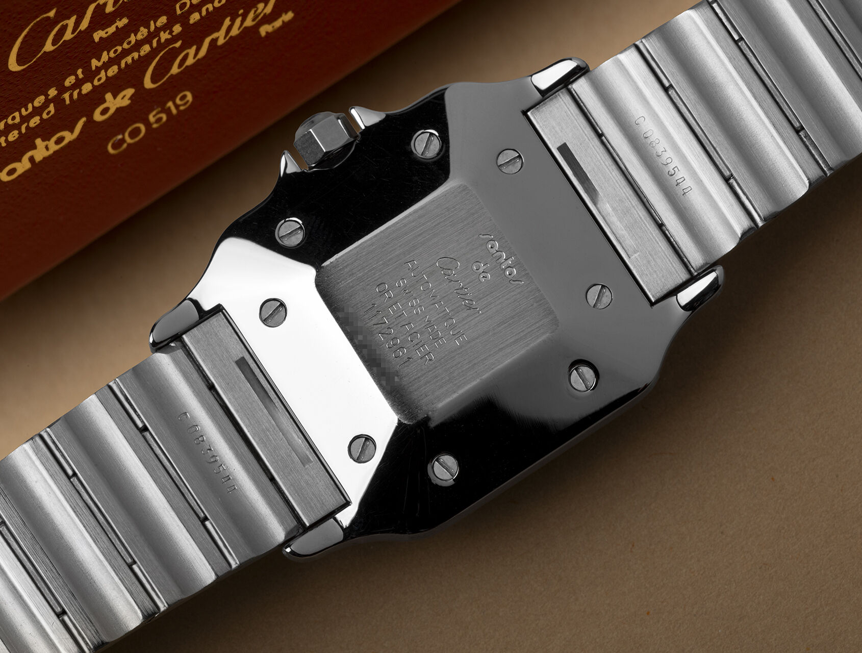 ref 1172961 | 1172961 - Ghost Dial | Cartier Santos Carrée
