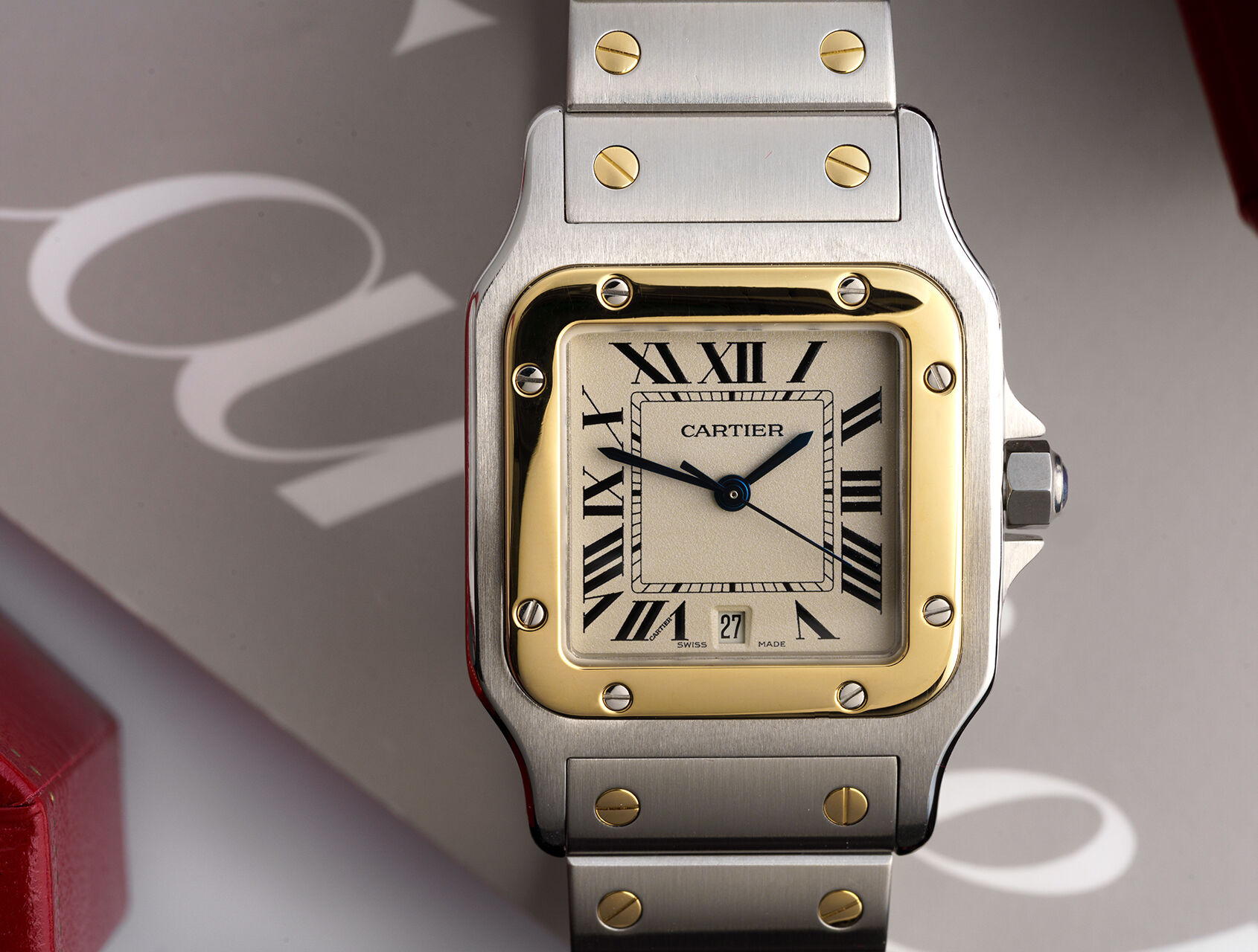 ref 1566 | Santos Galbee | Cartier Santos 