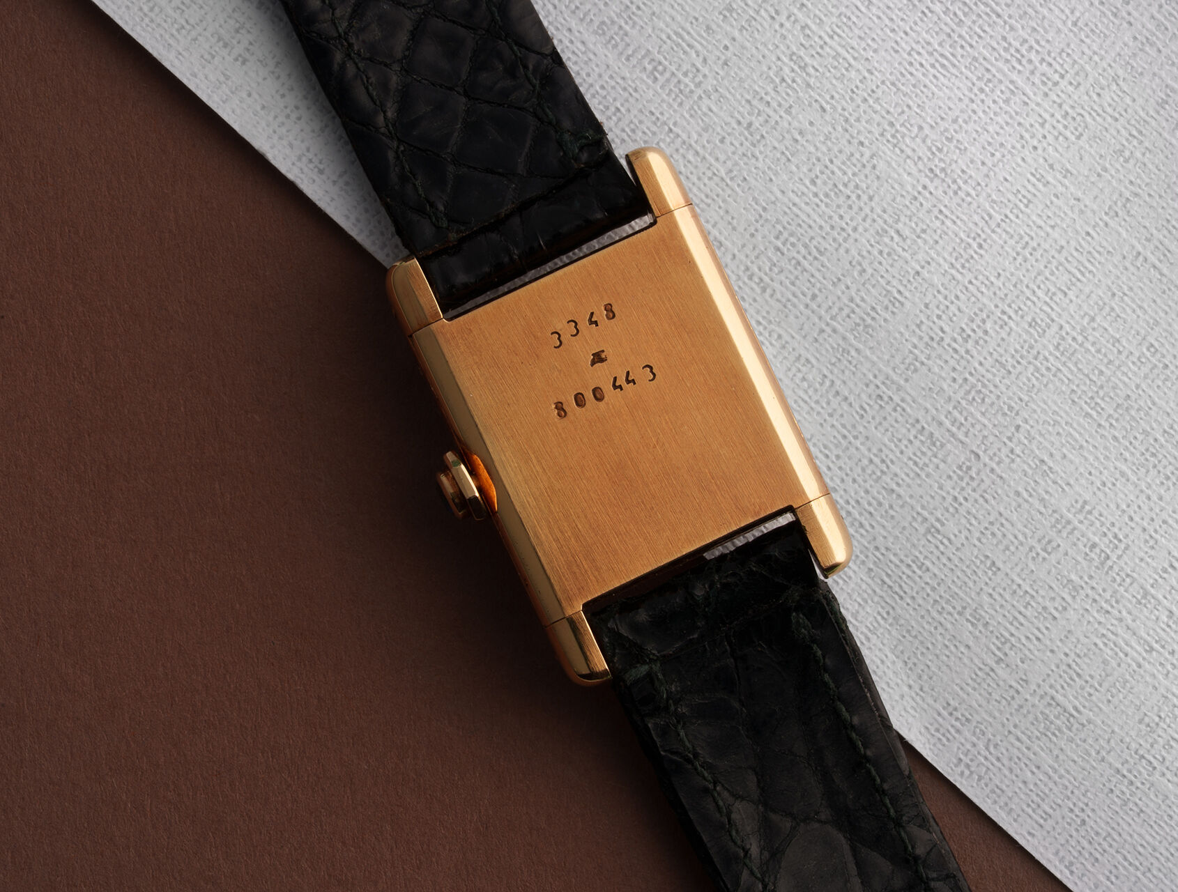 ref 3348 | Yellow Gold - Mecanique | Cartier Tank
