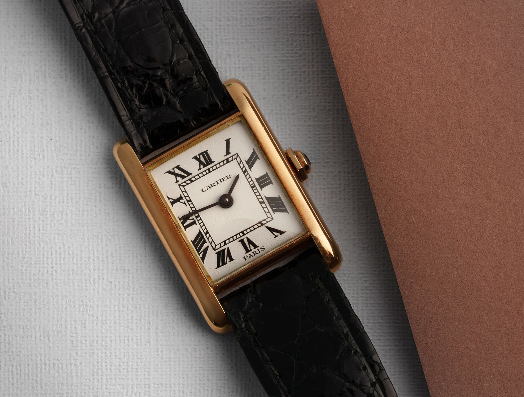 ref 3348 | Yellow Gold - Mecanique | Cartier Tank