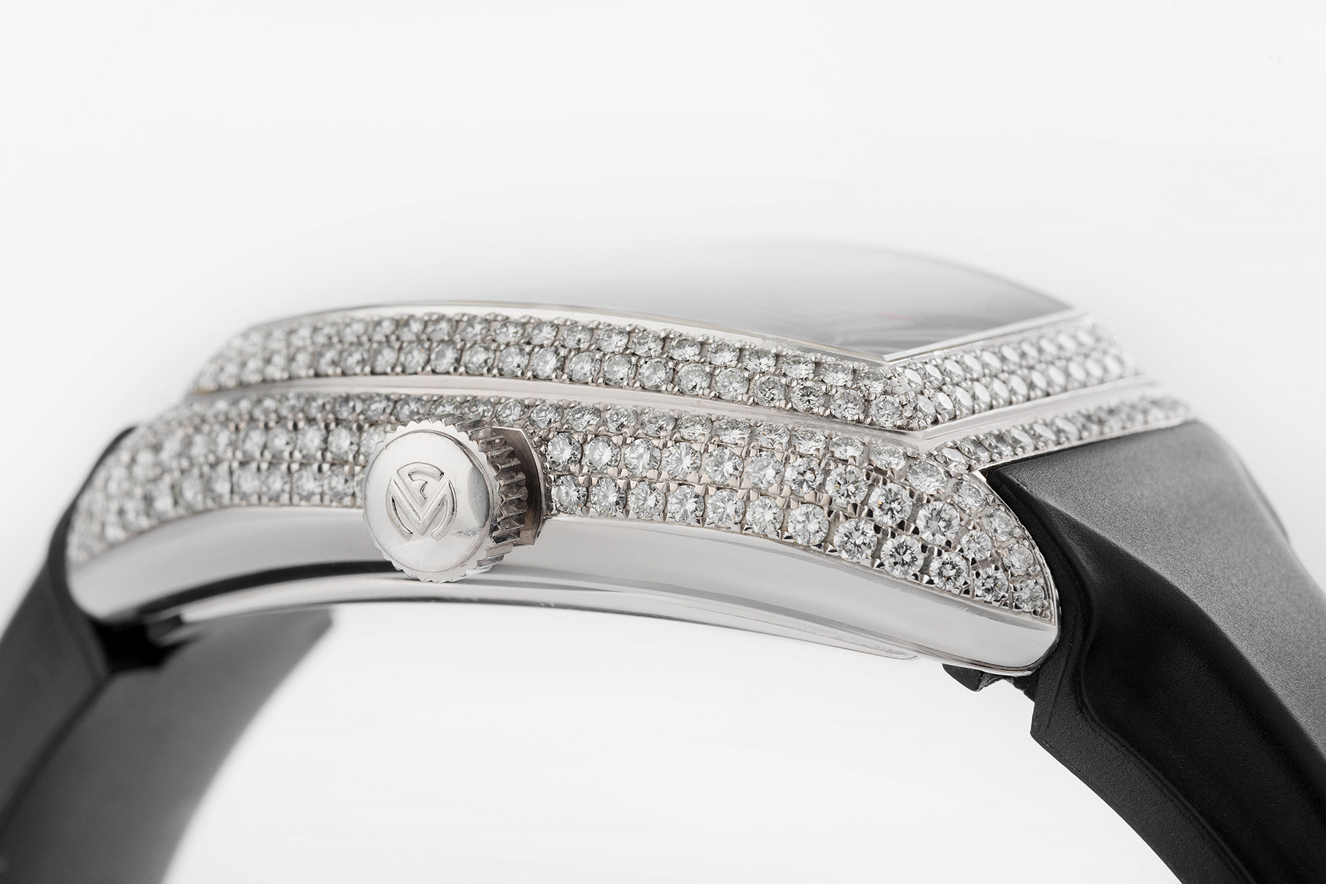 ref 8000 SC D | White Gold Diamond Set | Franck Muller Conquistador