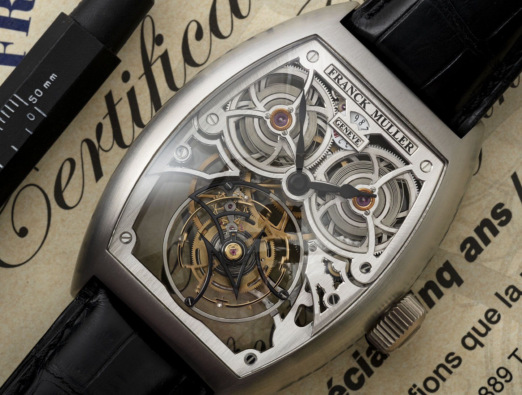 ref 8889 T SQT BR | 8889 - Box & Certificate | Franck Muller Giga Tourbillon
