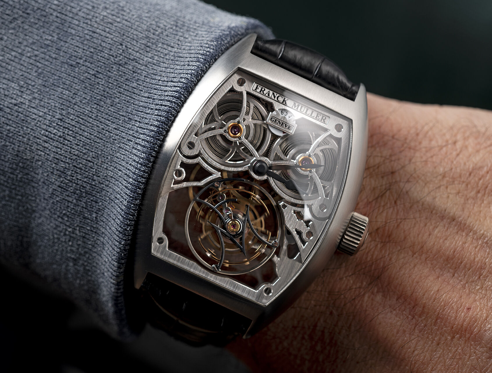 ref 8889 T SQT BR | 8889 - Box & Certificate | Franck Muller Giga Tourbillon